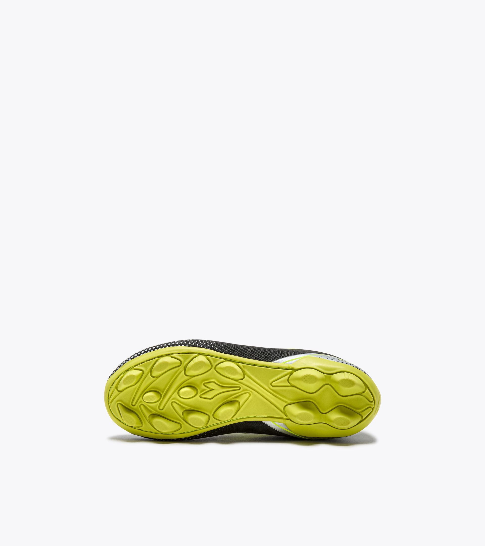 Diadora Pichichi 7 Md Jr Black/Yellow Fl Dd/Silver Dd