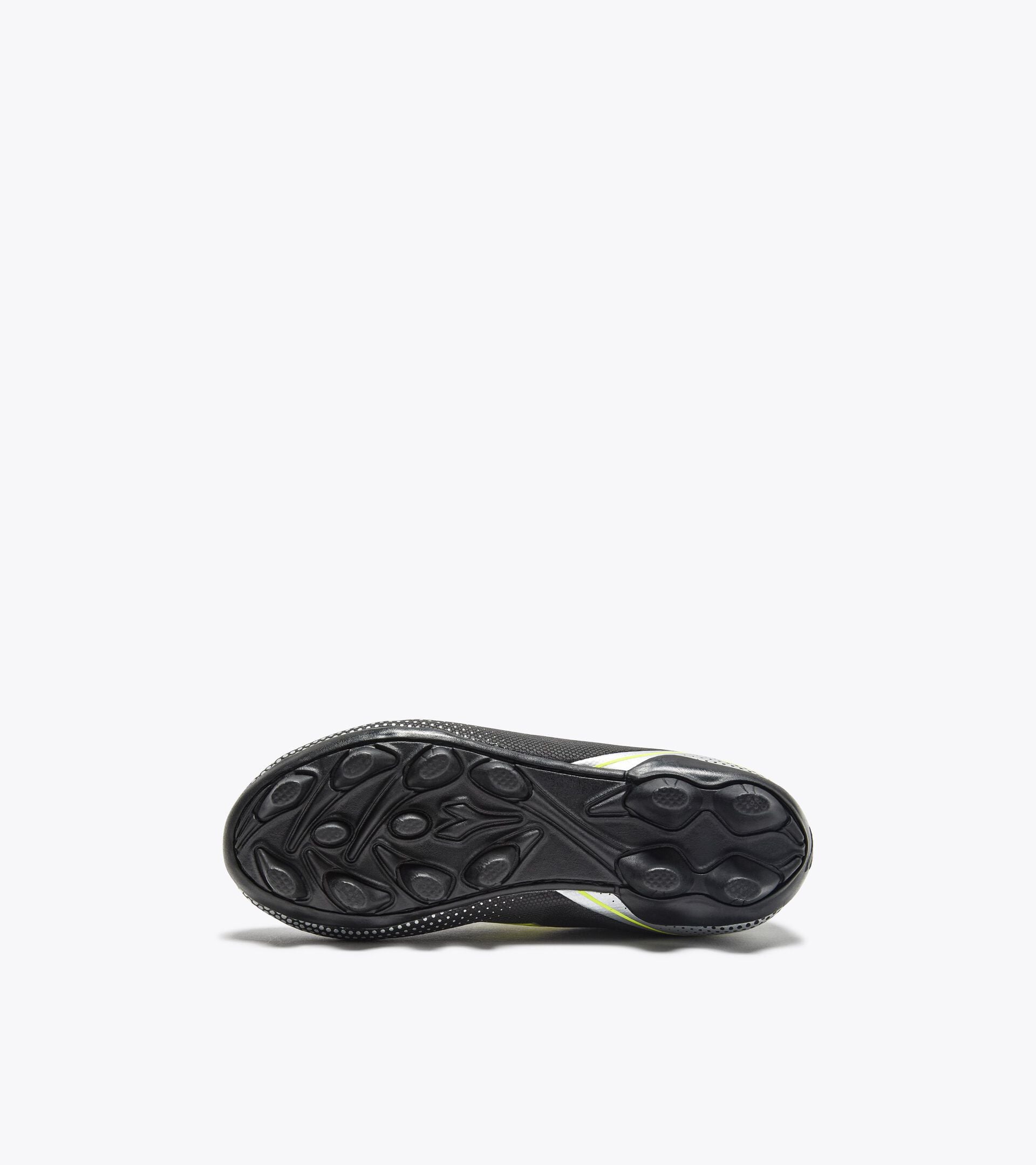 Diadora Pichichi 7 Md Jr Black/Yellow Fl Dd/Silver