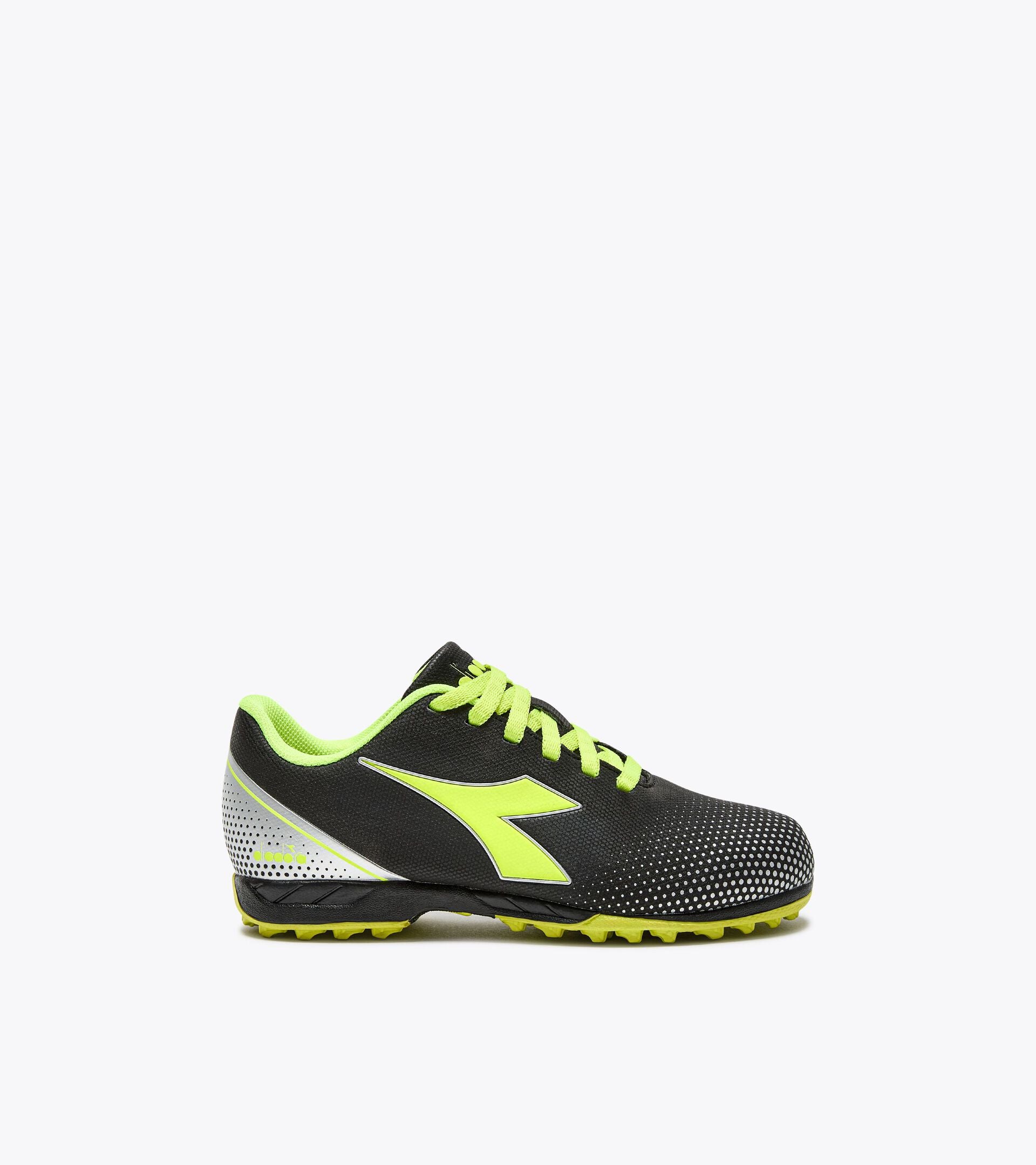 Diadora Pichichi 7 Tf Jr Black/Yellow Fl Dd/Silver Dd