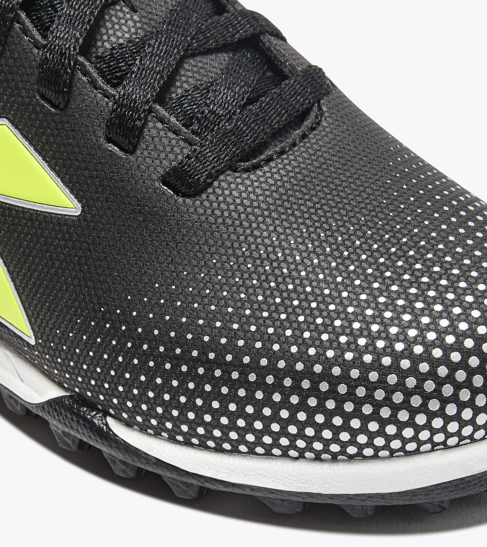 Diadora Pichichi 7 Tf Jr Black/Yellow Fl Dd/Silver