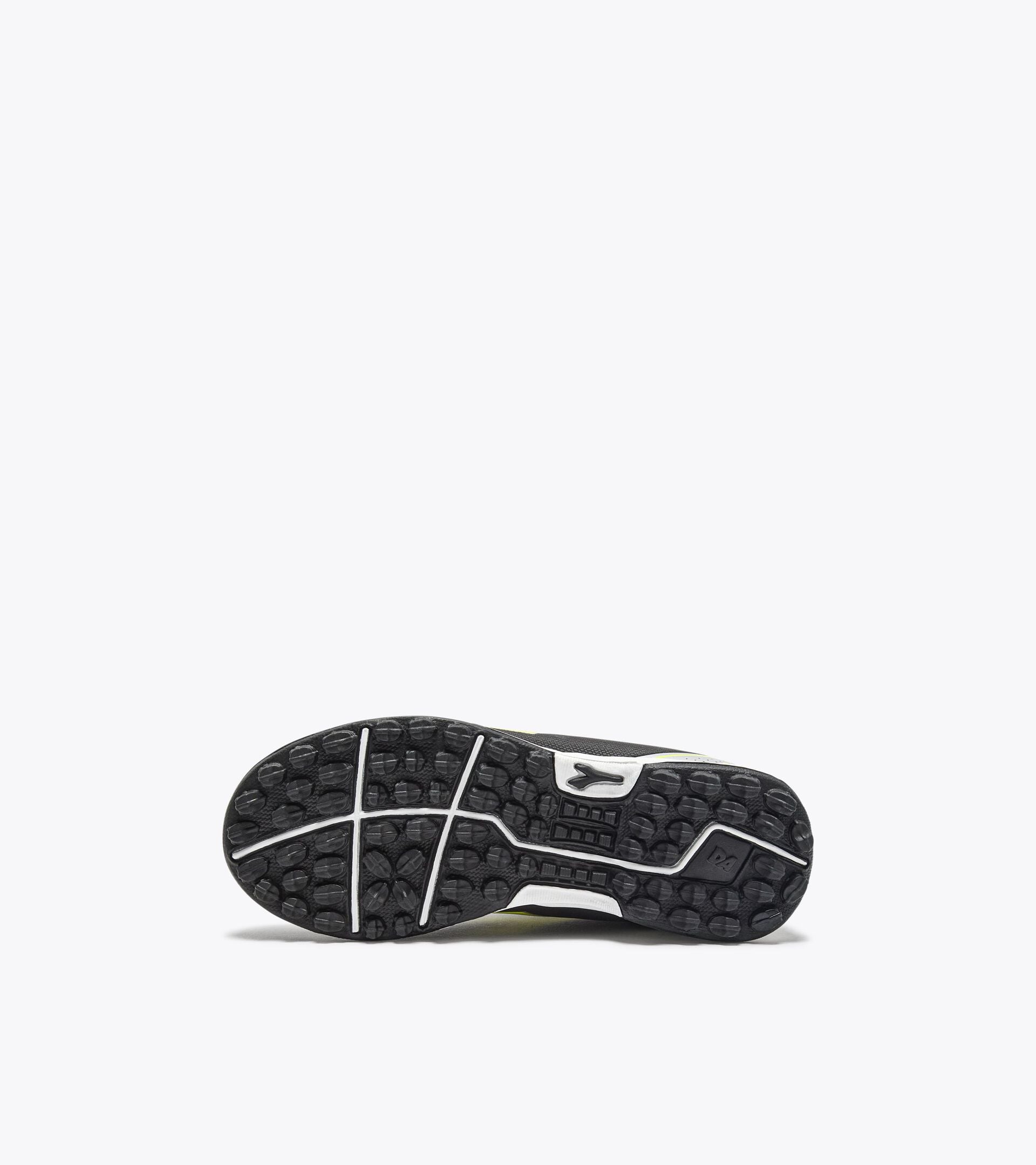 Diadora Pichichi 7 Tf Jr Black/Yellow Fl Dd/Silver