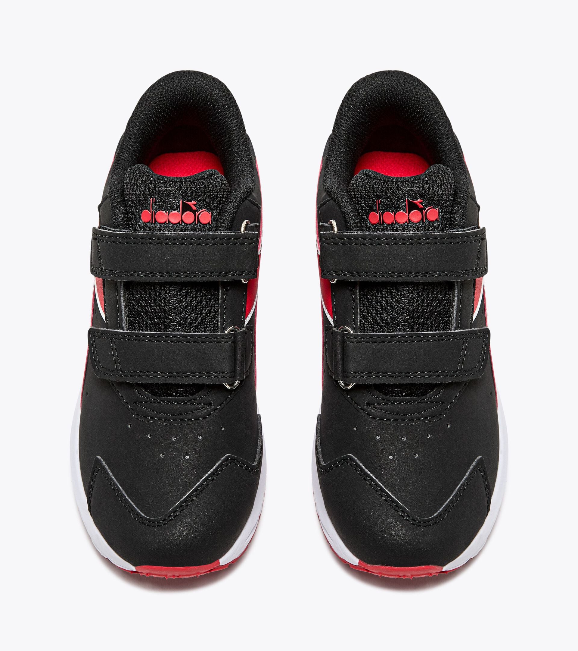 Diadora Falcon 4 Sl Jr V Black/High Risk Red/White