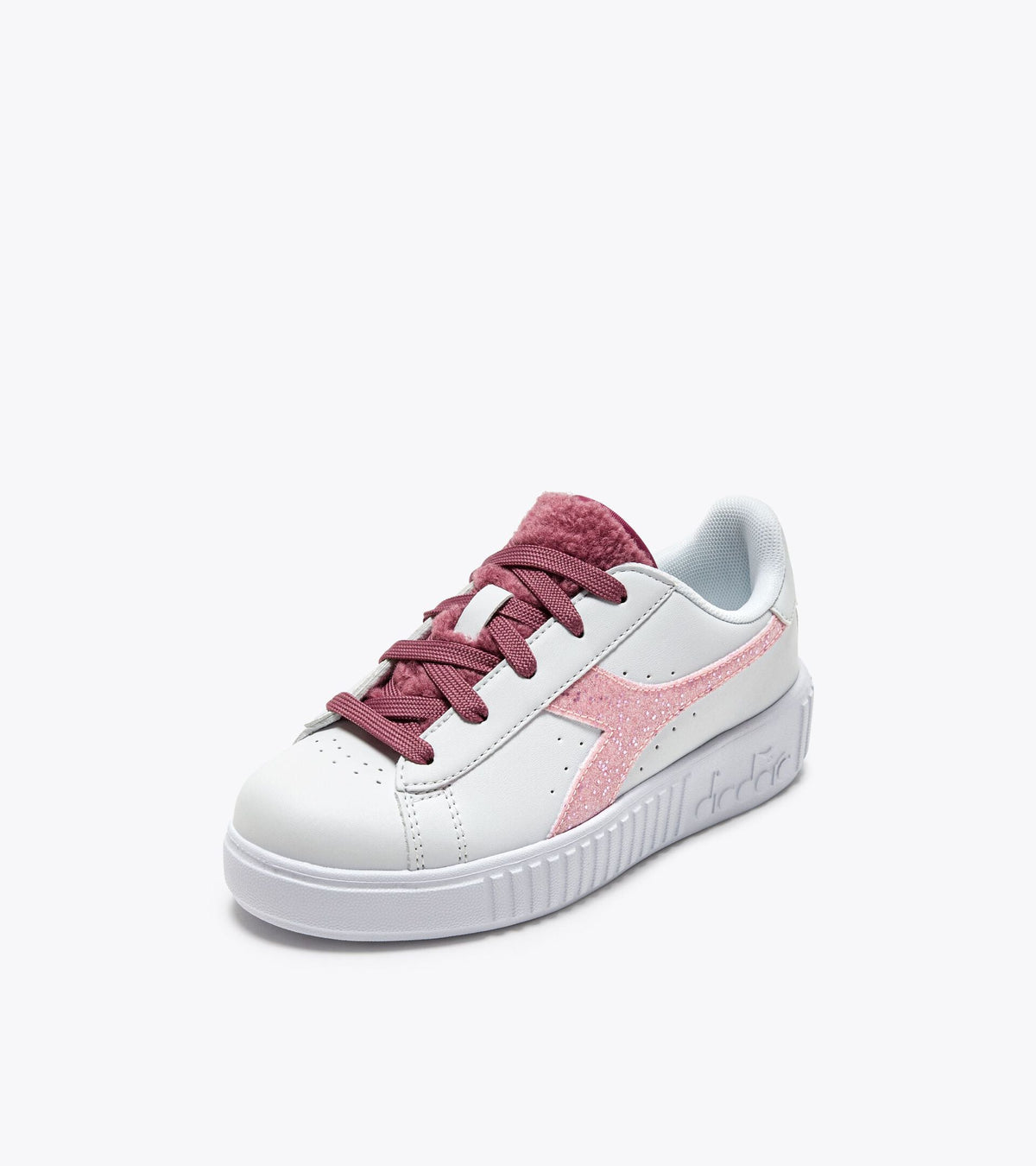 Diadora Game Step P Ps Fluffy White/Red Violet