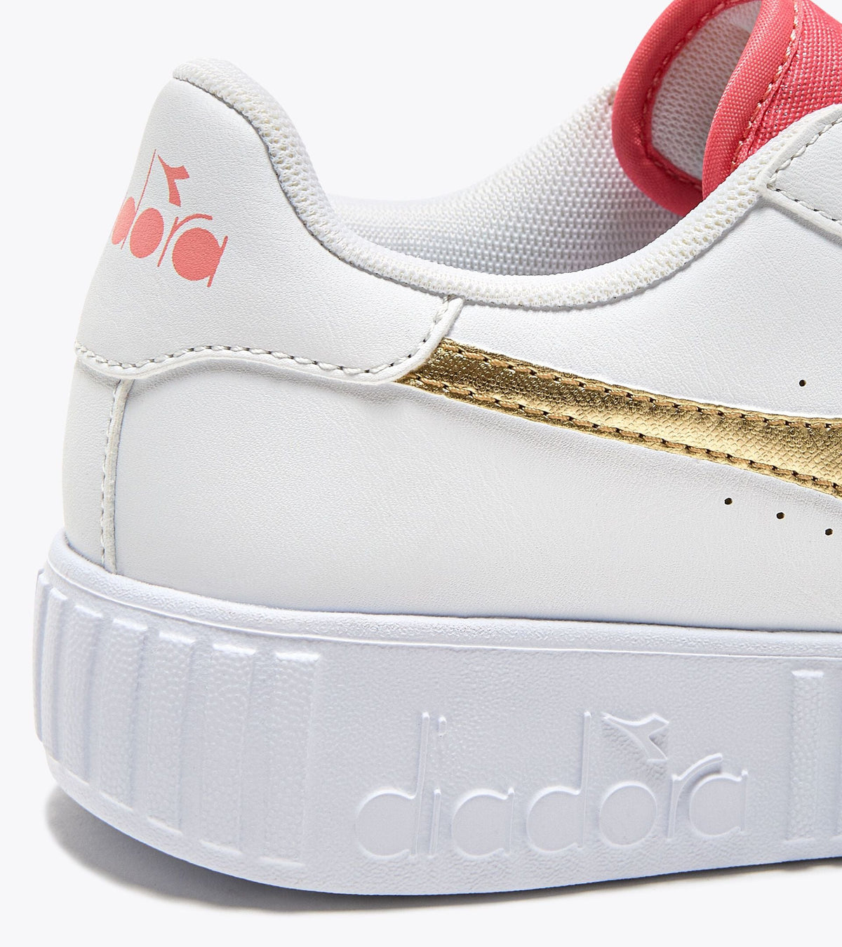 Diadora Game Step P Gs Glitch White/Gold