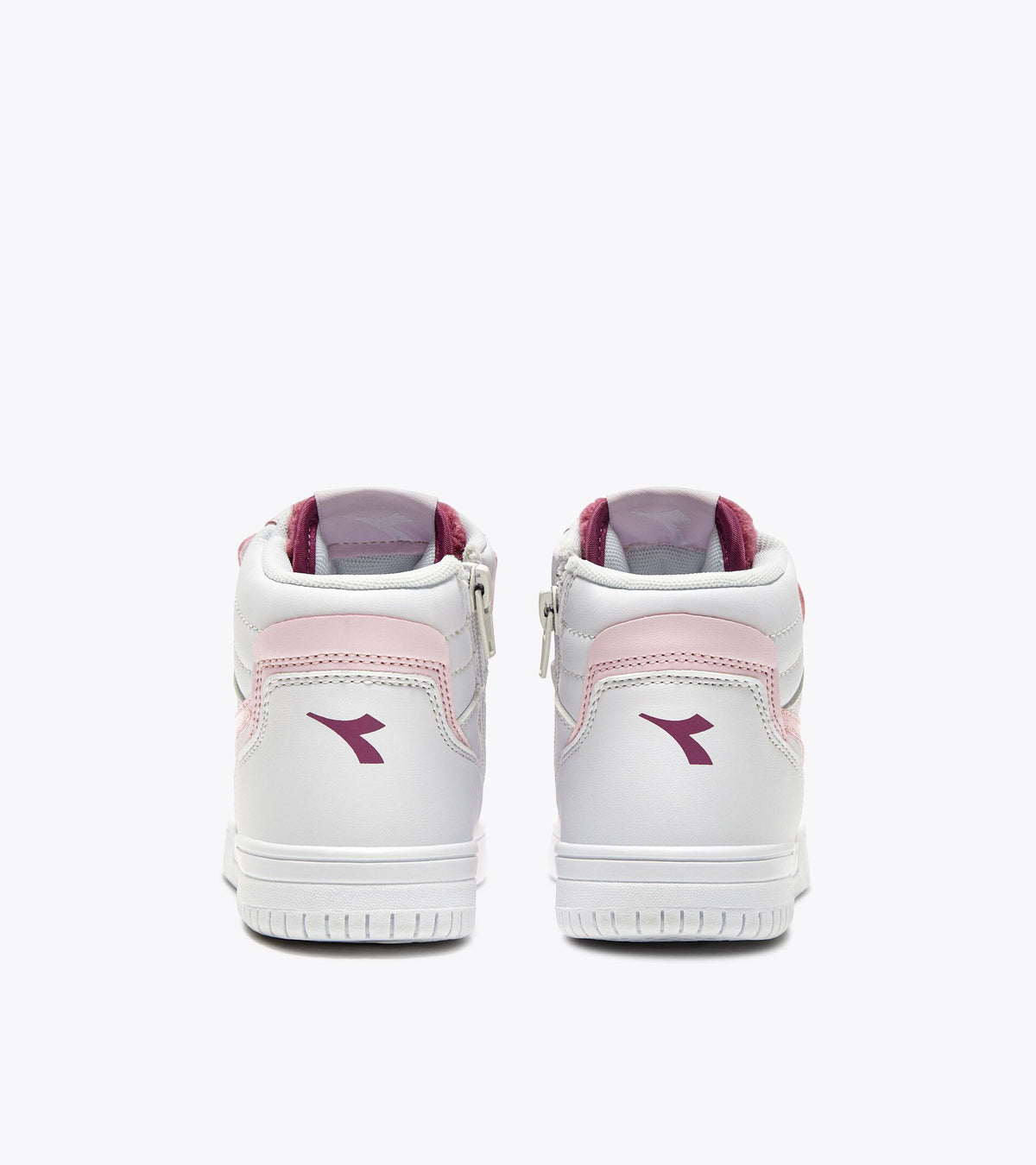 Diadora Raptor Mid Girl Fluffy Ps White/Red Violet