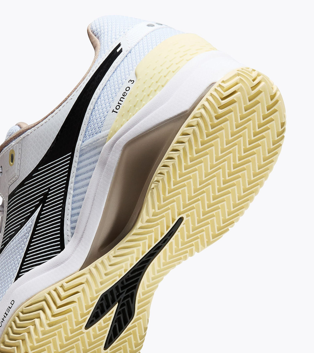 Diadora Blushield Torneo 3 Clay White /Black/Rutabaga