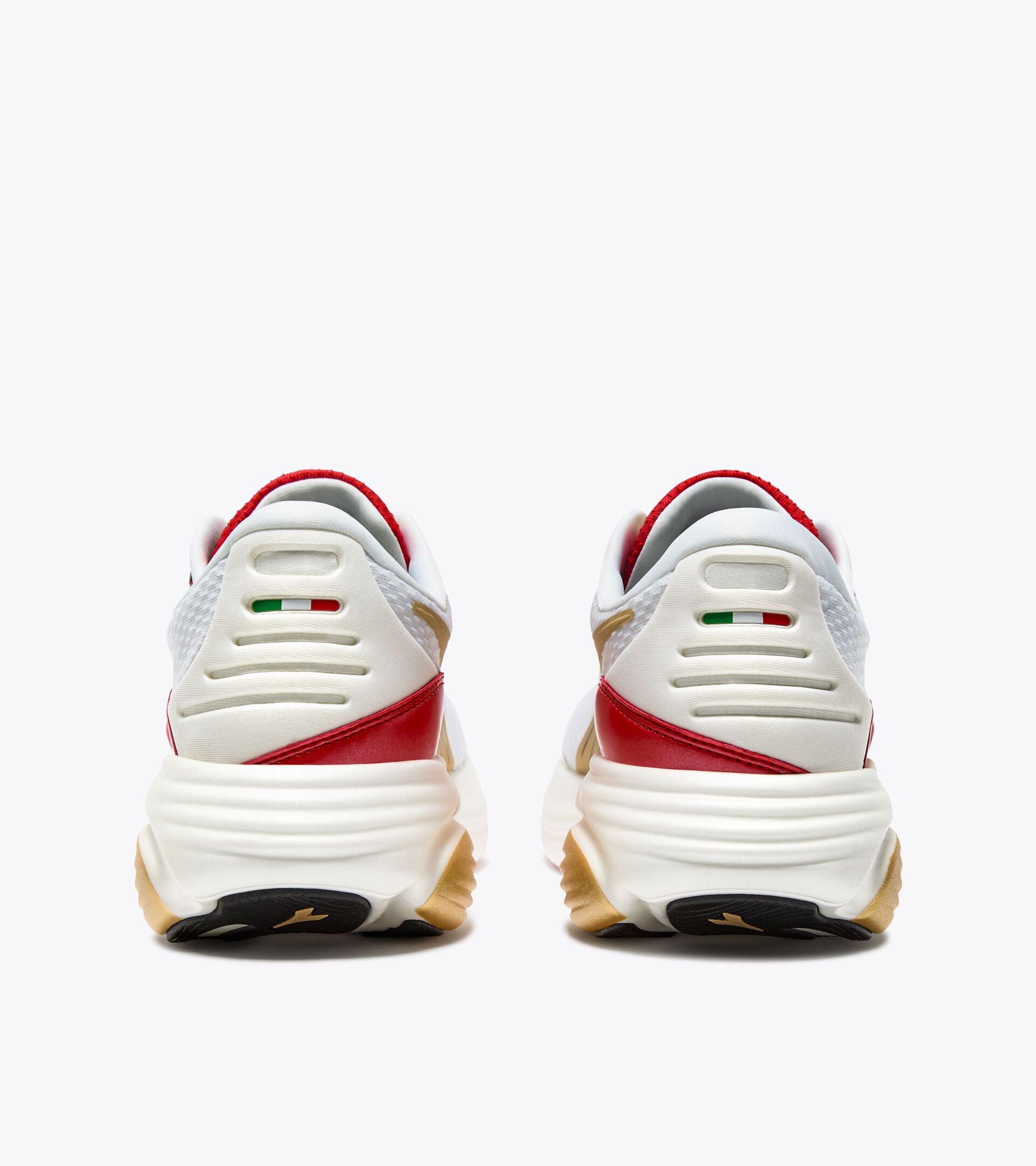 Diadora Atomo Star White/Metallic Gold/Fiery Red