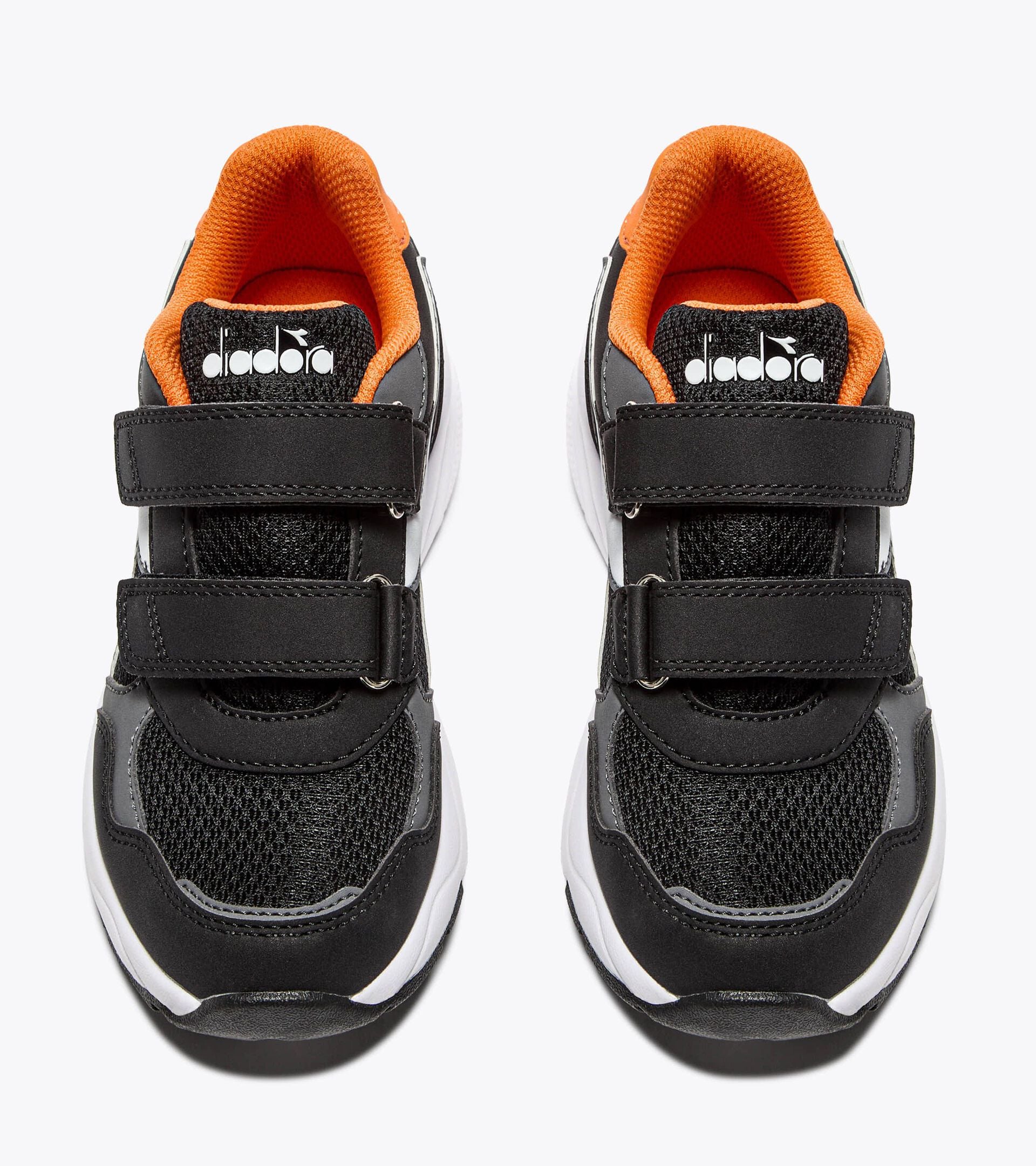Diadora Falcon 5 Jr V Black/White/Orange