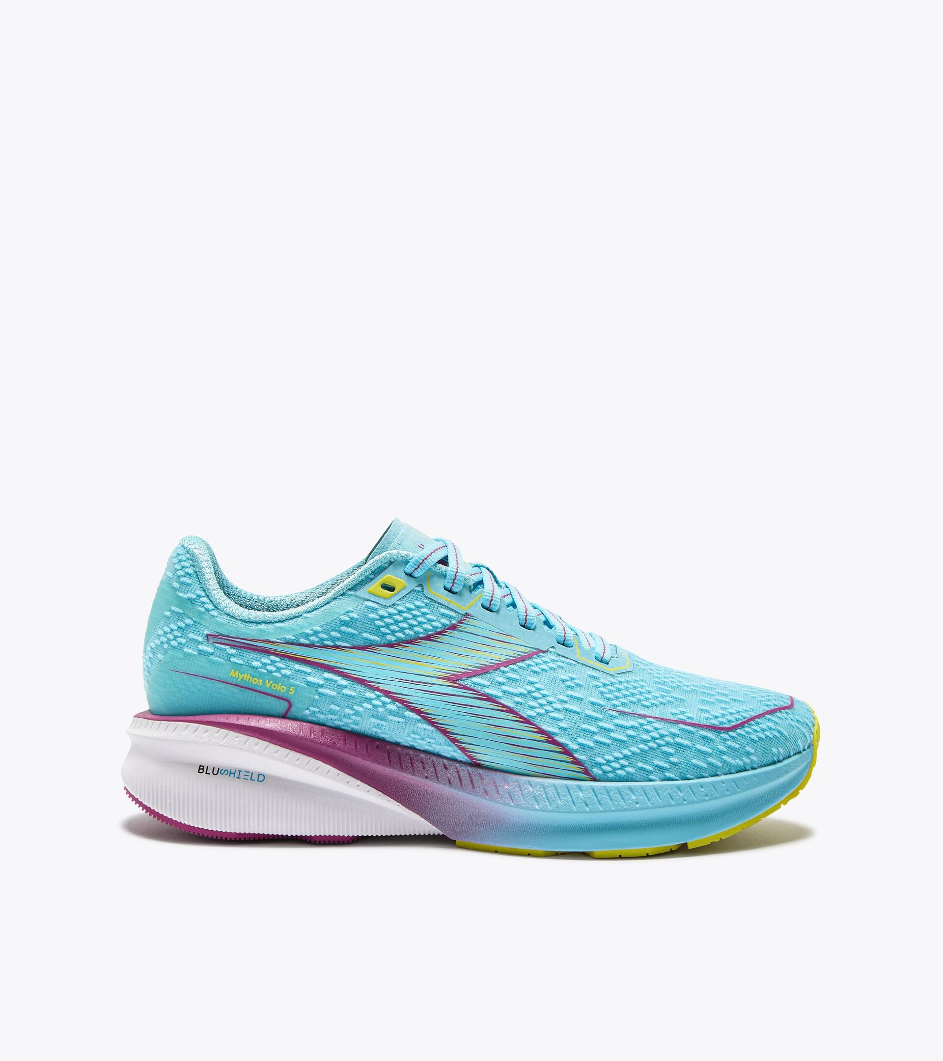 Diadora Mythos Blushield Volo 5 W Gulf Stream/Fuchsia Red
