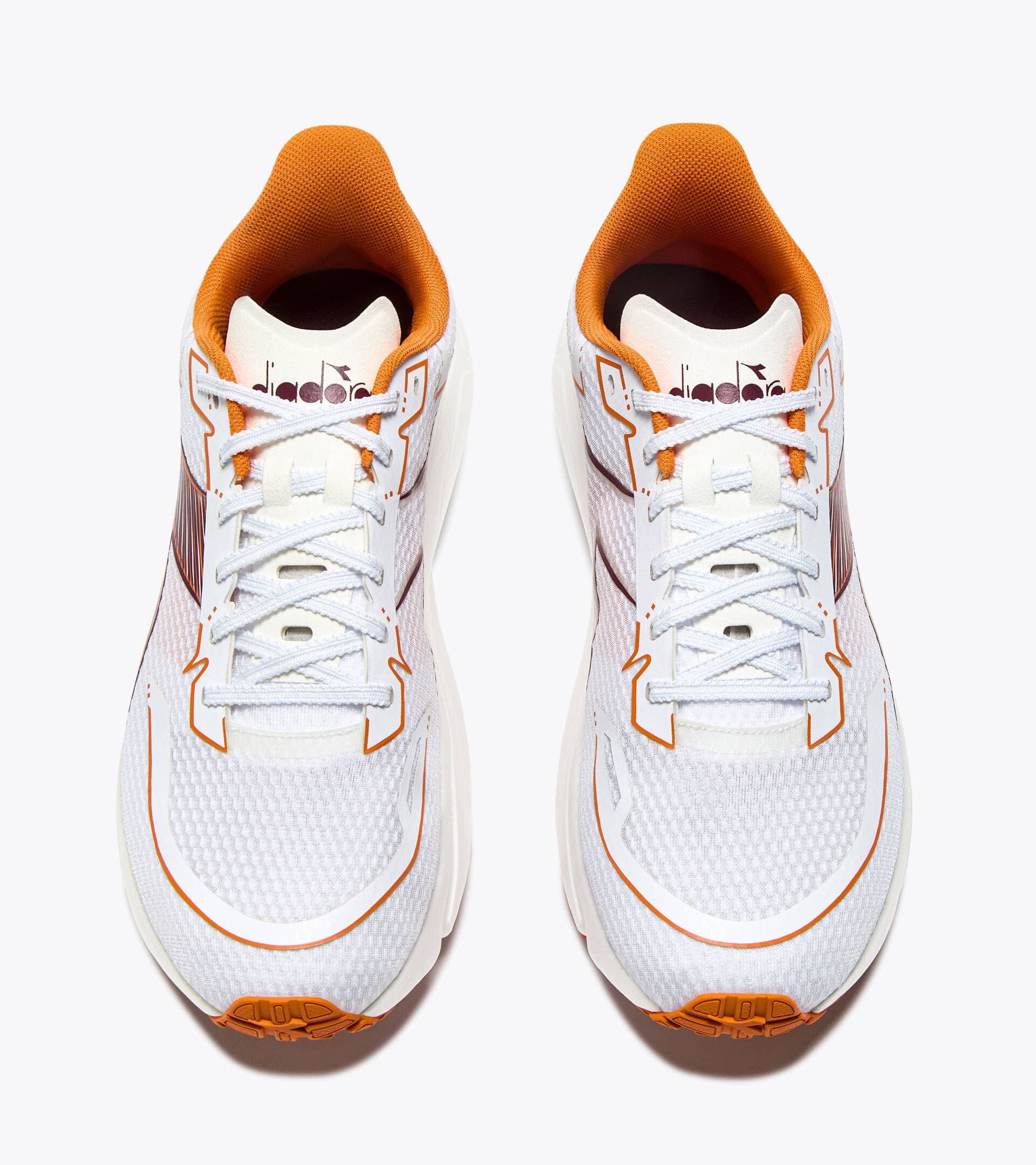 Diadora Frequenza 2 White/Maroon Banner