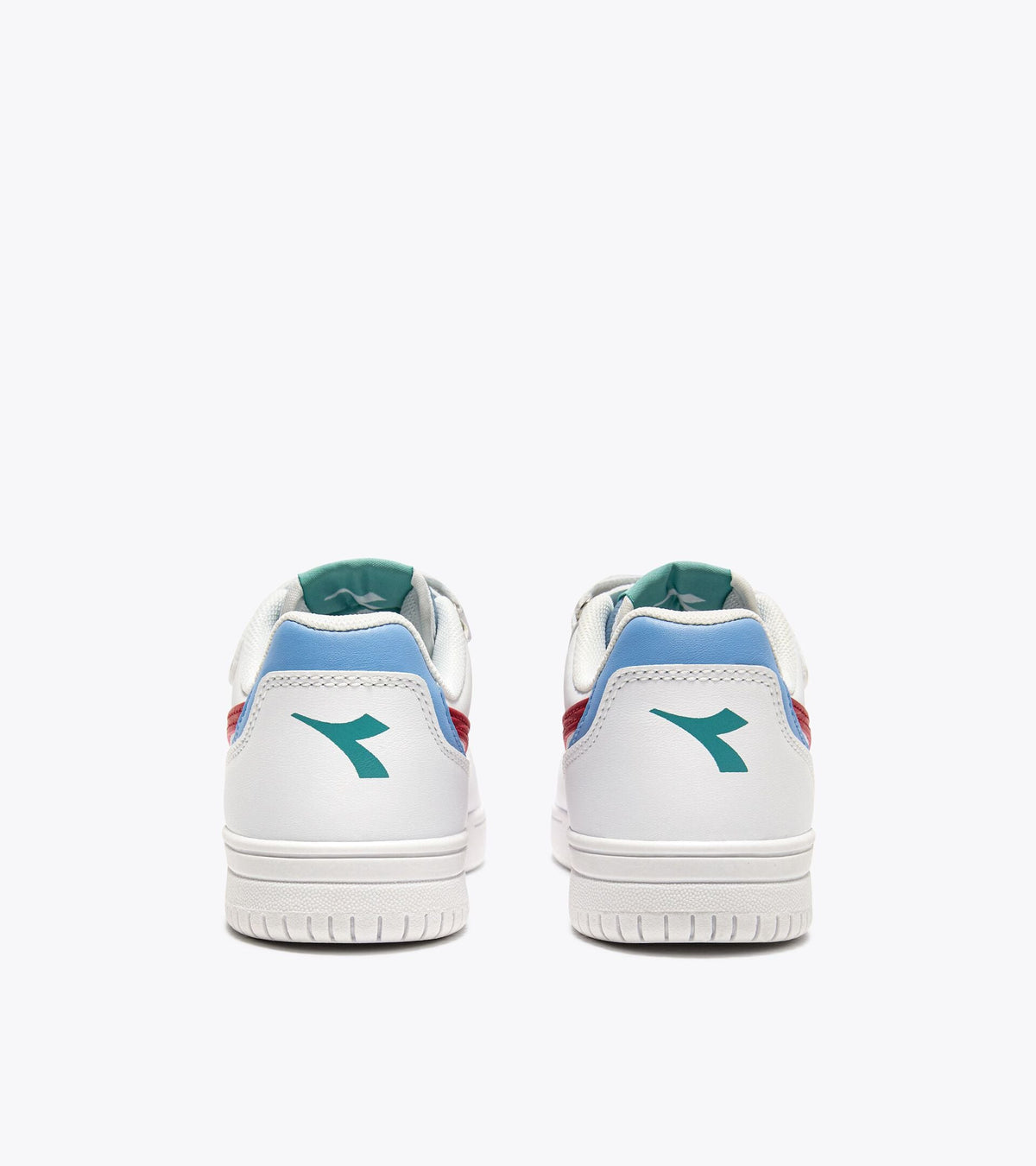 Diadora Raptor Low Stripe Ps White/Salsa/Coronet Blue