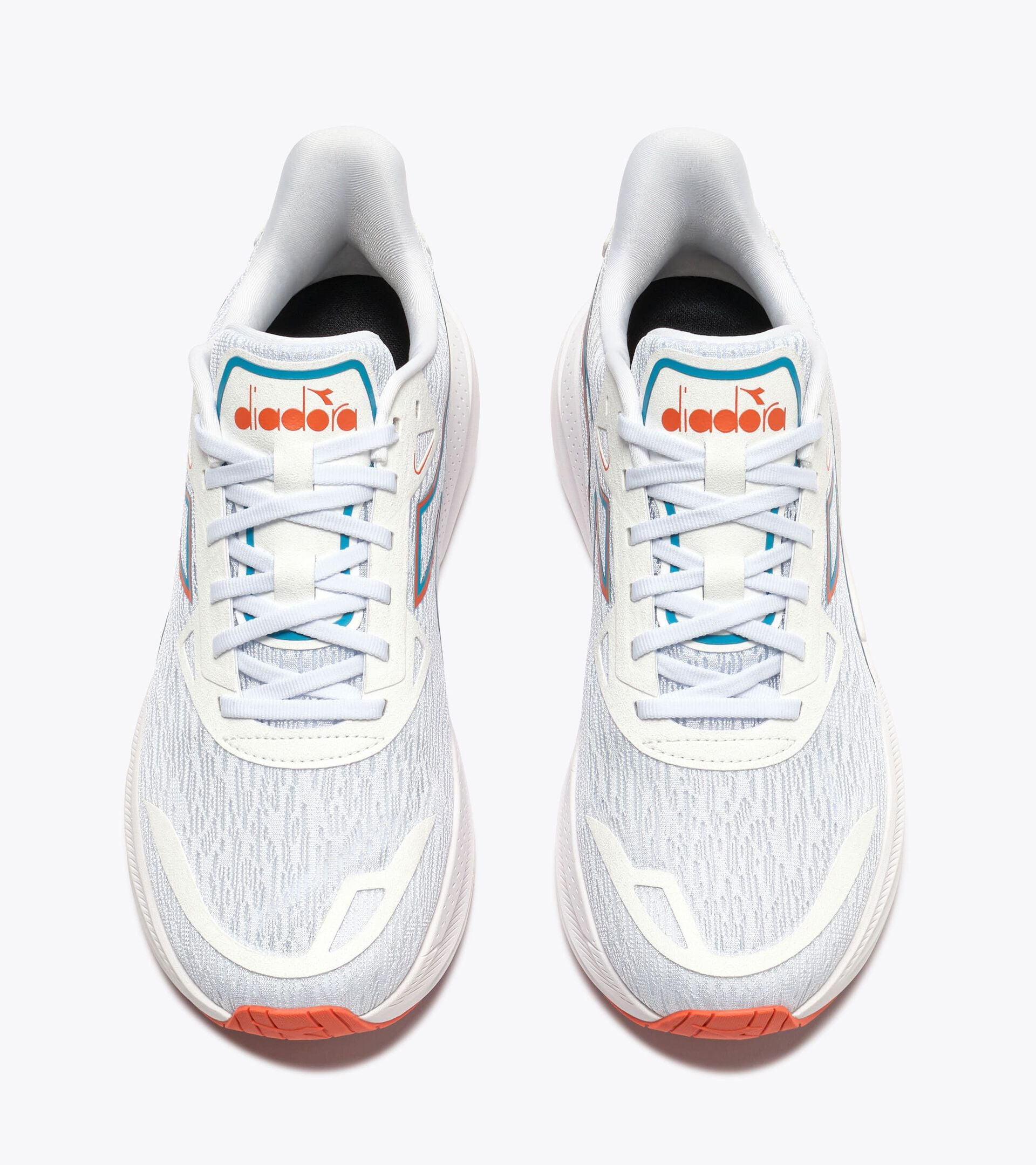 Diadora Nucleo 2 White/Orange Nasturtium