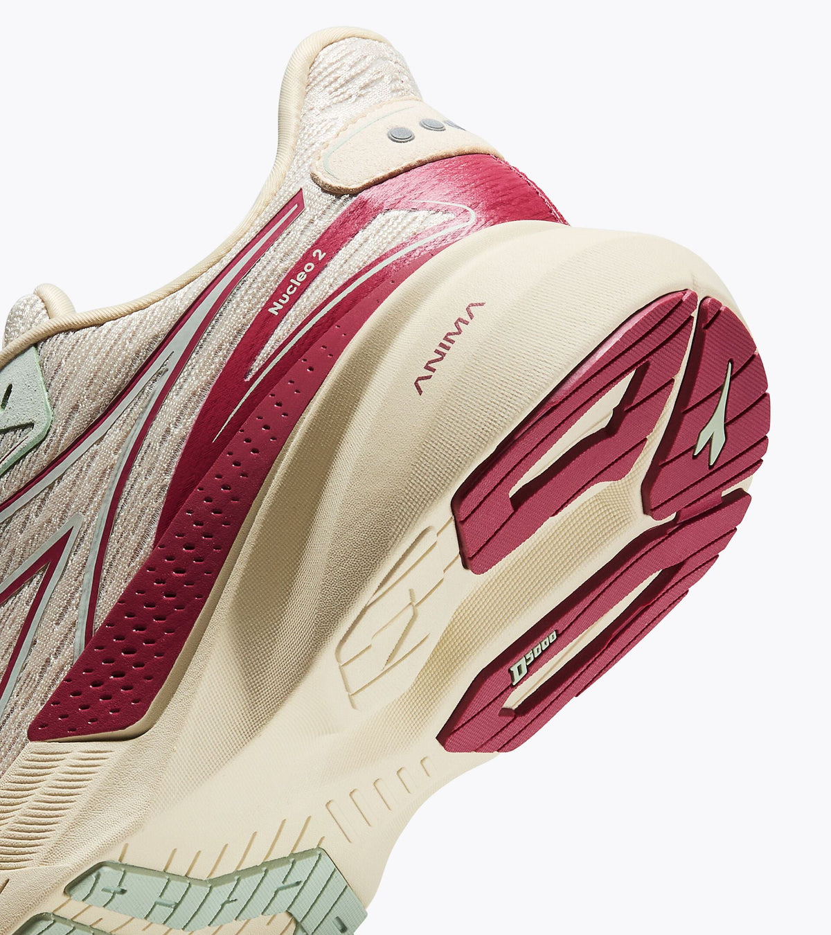 Diadora Nucleo 2 W Almond Milk /Earth Red