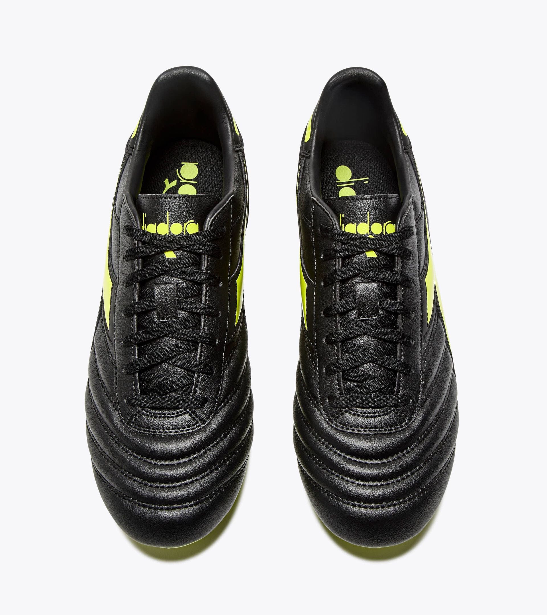 Diadora Brasil Icon R Lpu Black/Fluo Yellow Diadora