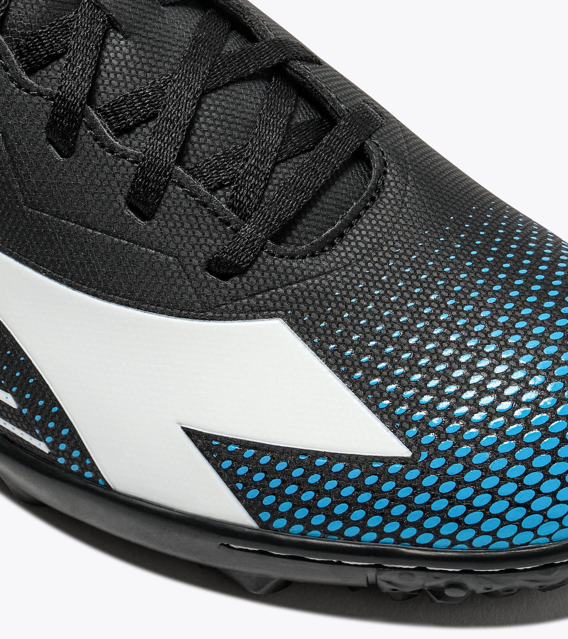 Diadora Pichichi 8 Tfr Black/White/Blue Fluo
