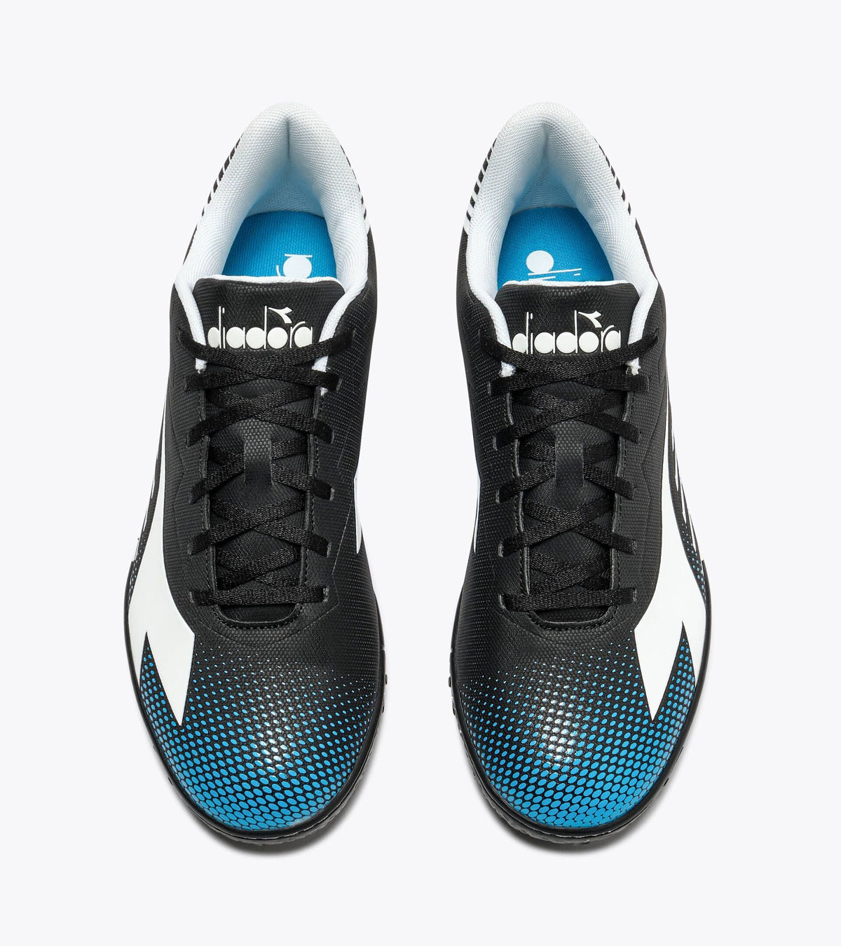Diadora Pichichi 8 Tfr Black/White/Blue Fluo
