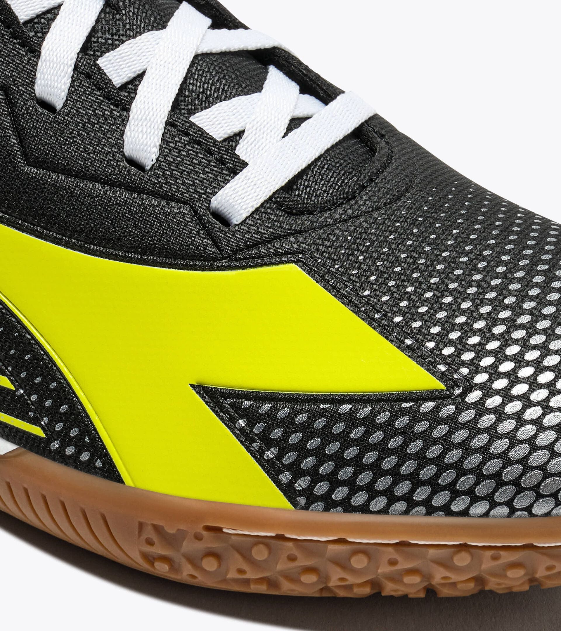 Diadora Pichichi 8 Idr Black/Yellow Fl Dd/Silver Dd