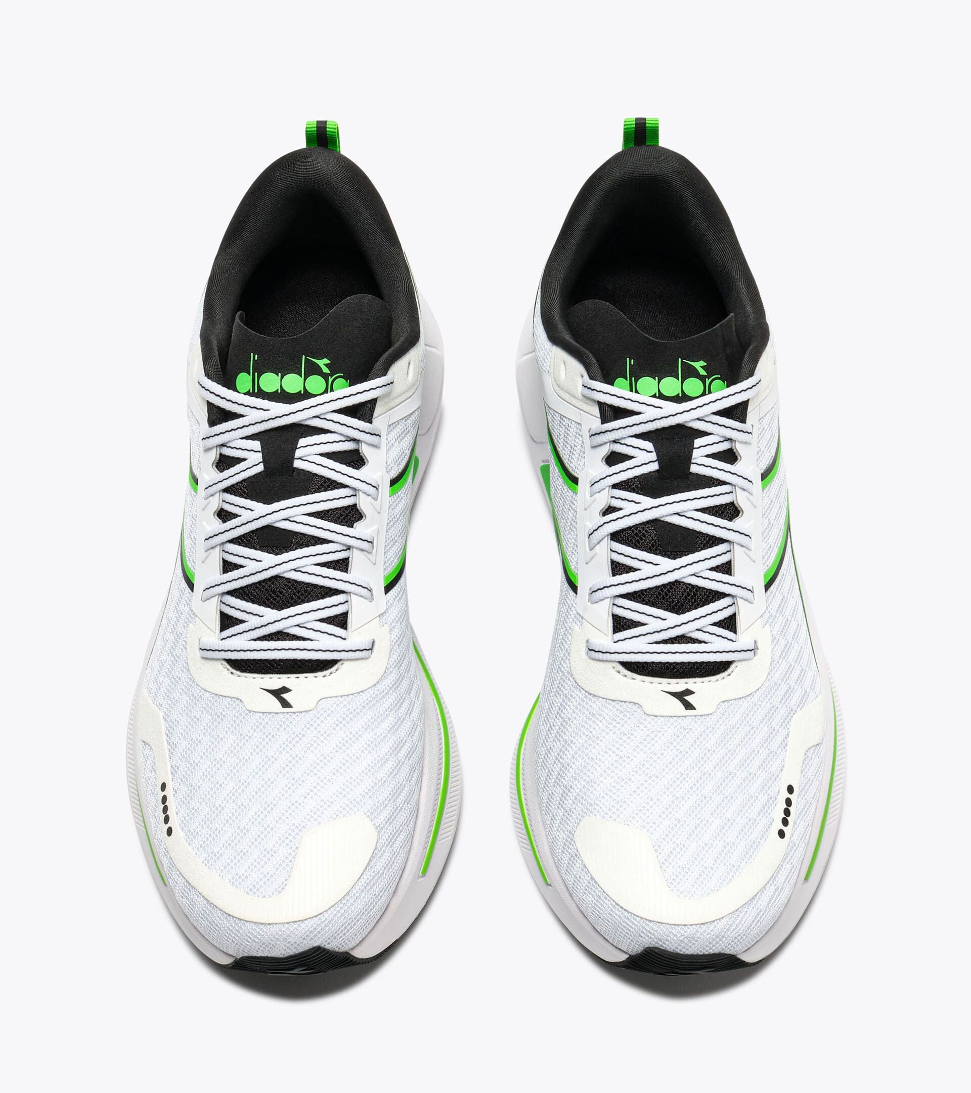 Diadora Cellula 2 White/Black/Green Fl