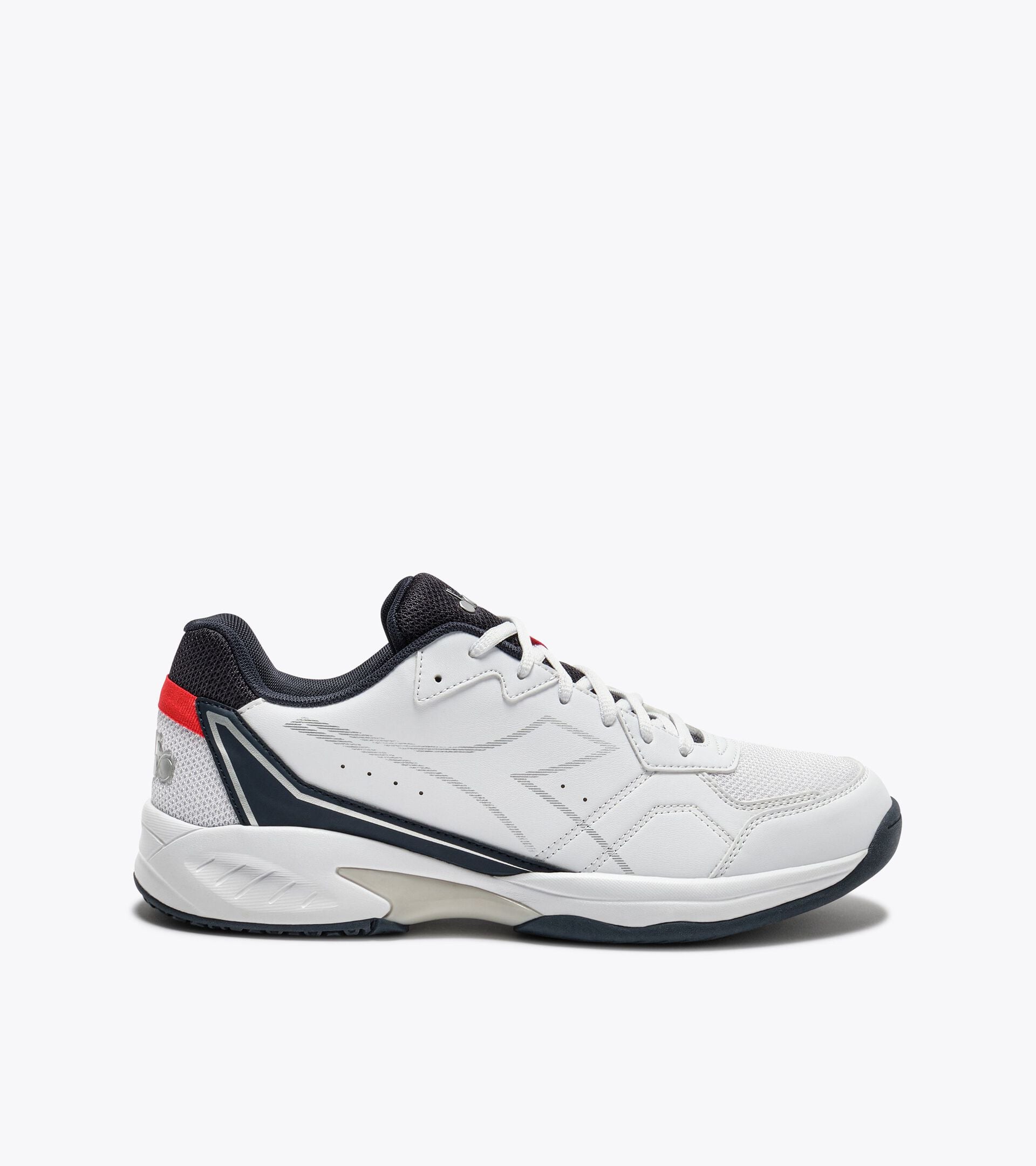 Diadora Volee 7 White/Blue Corsair