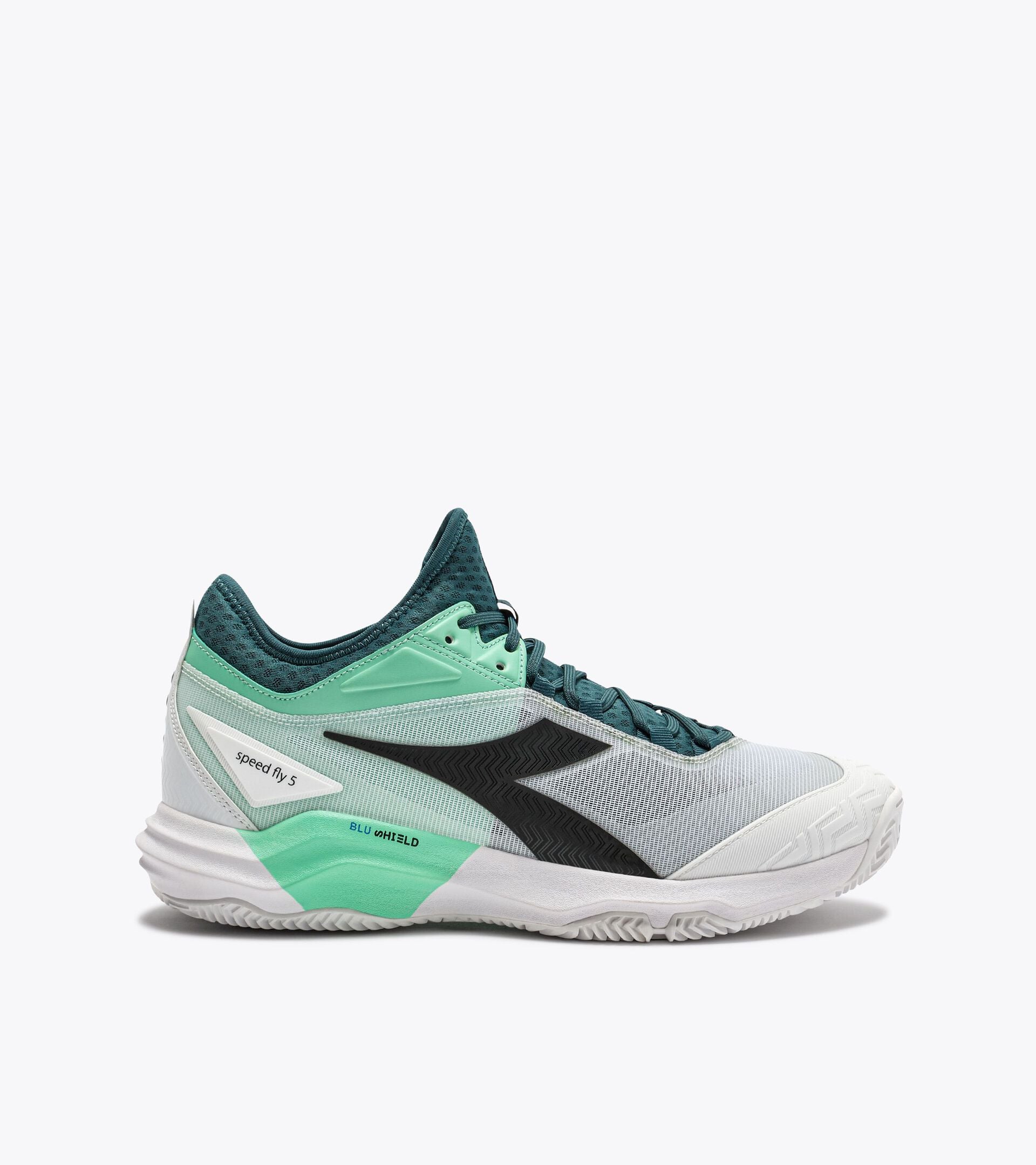 Diadora Speed Blushield Fly 5 Clay Shaded Spruce/Black/White