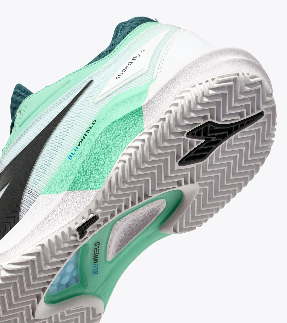Diadora Speed Blushield Fly 5 Clay Shaded Spruce/Black/White