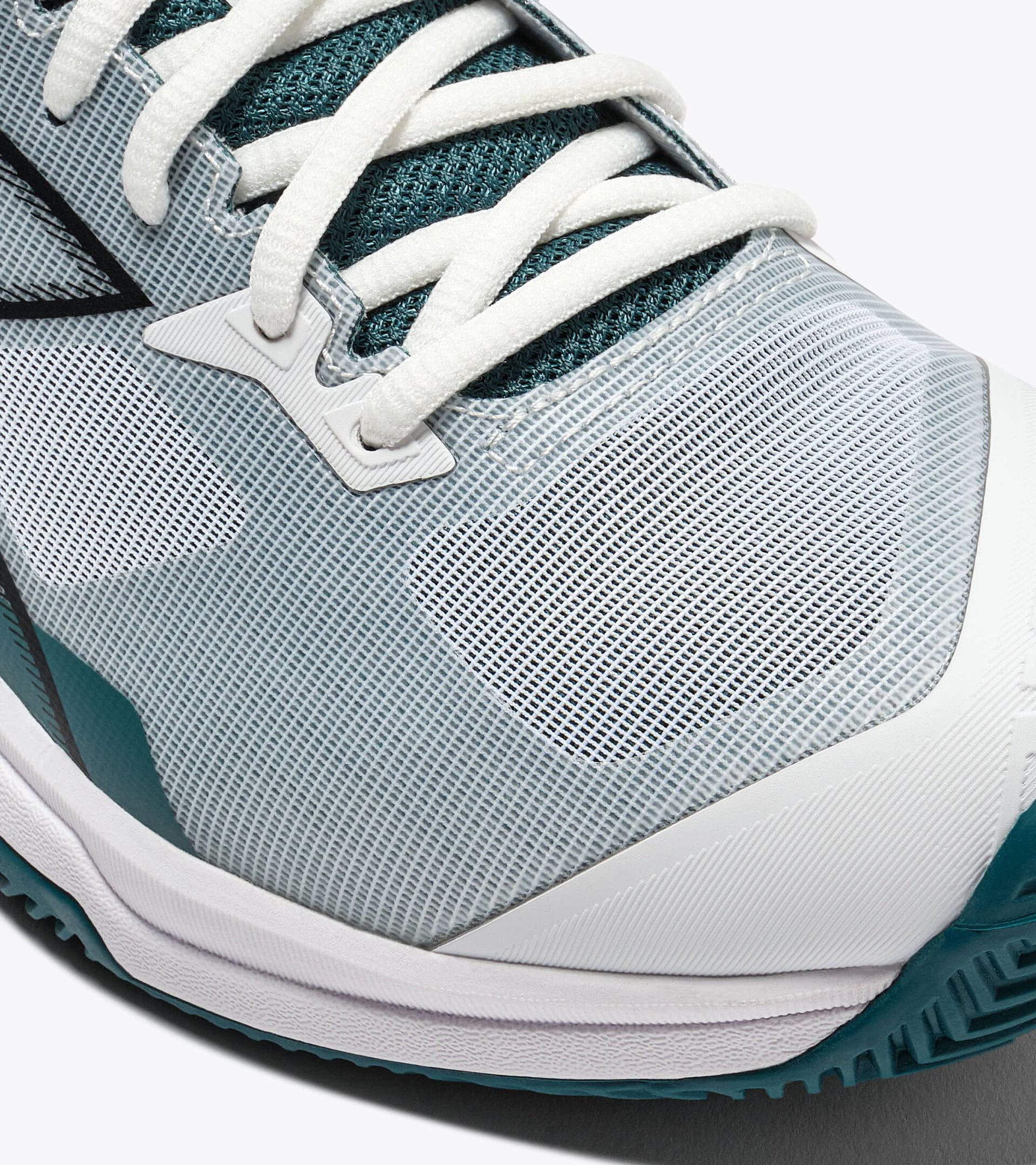 Diadora Trofeo 4 Clay White /Black/Shaded Spruce