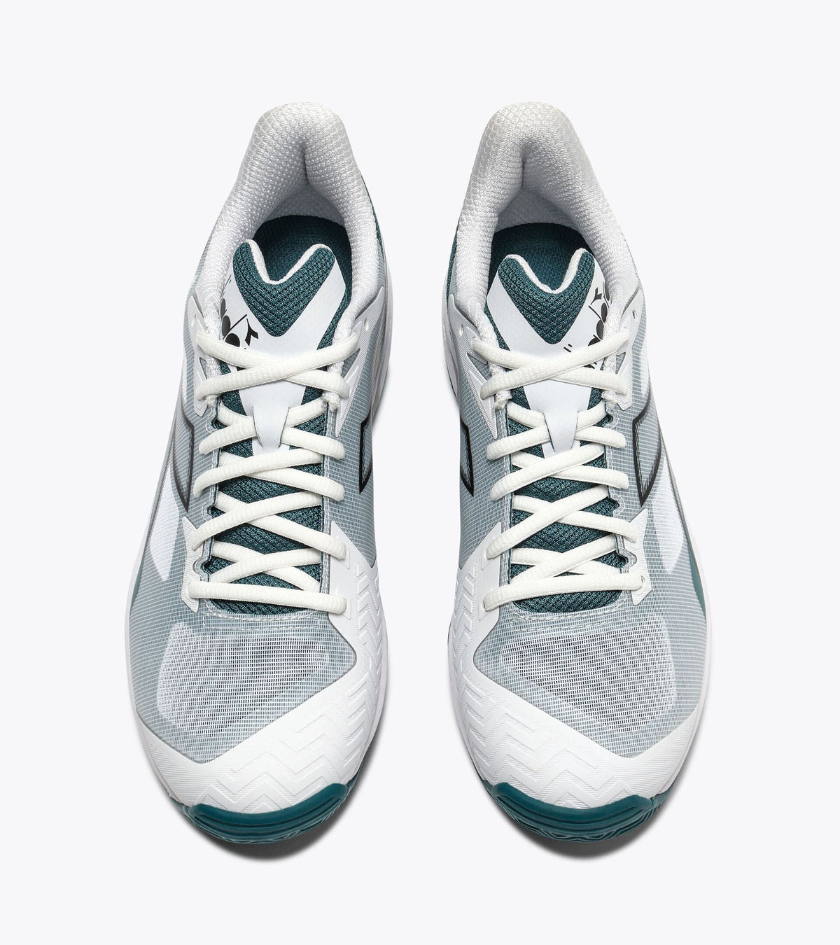 Diadora Trofeo 4 Clay White /Black/Shaded Spruce