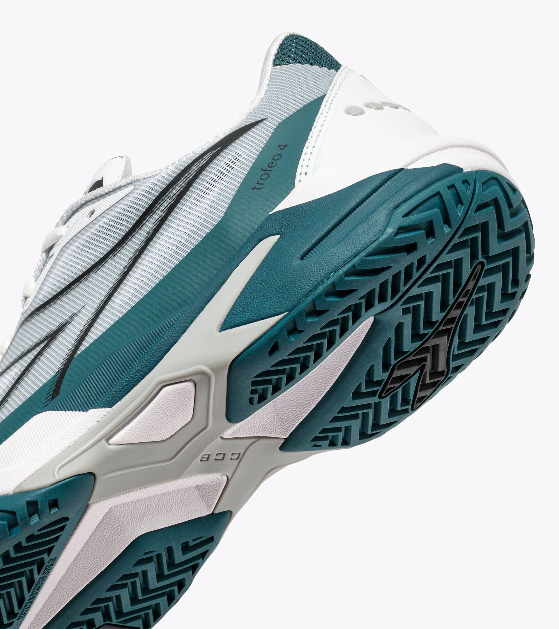 Diadora Trofeo 4 Ag White /Black/Shaded Spruce