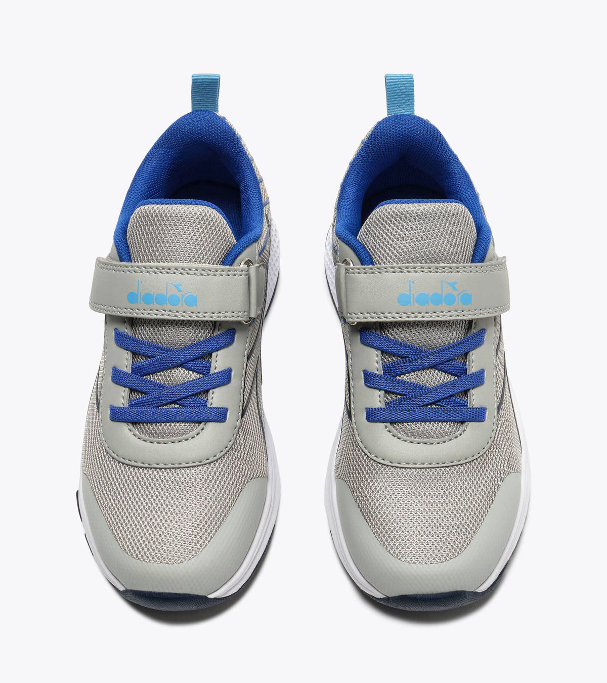 Diadora Falcon 6 Jr V Silver Dd/Dazzling Blue