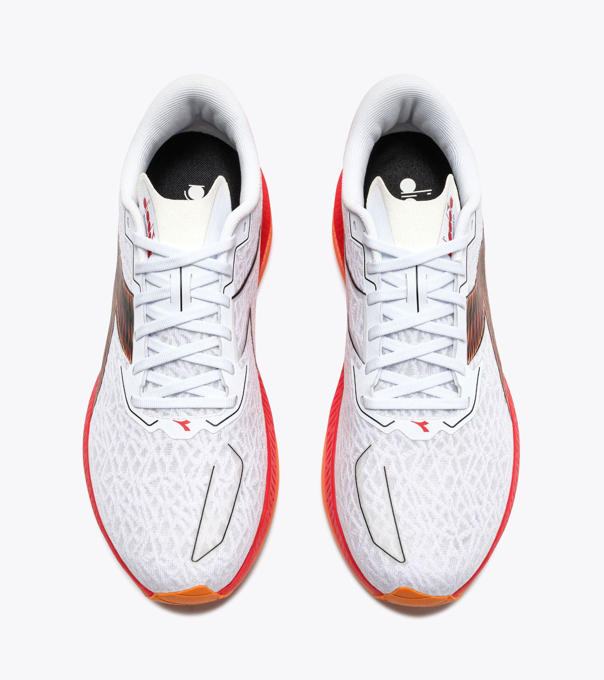 Diadora Mythos Blushield Volo 6 White /Orange Peel /Fiery Red