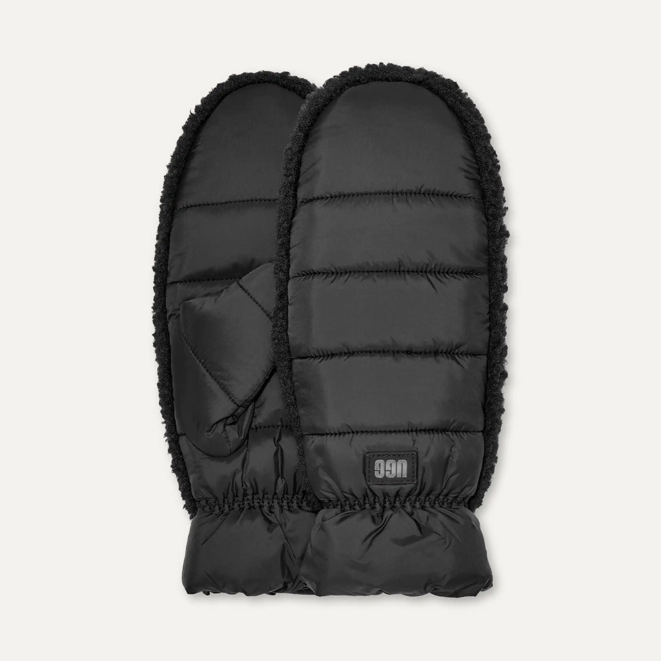 Ugg Aw Uggfluff Mitten Black