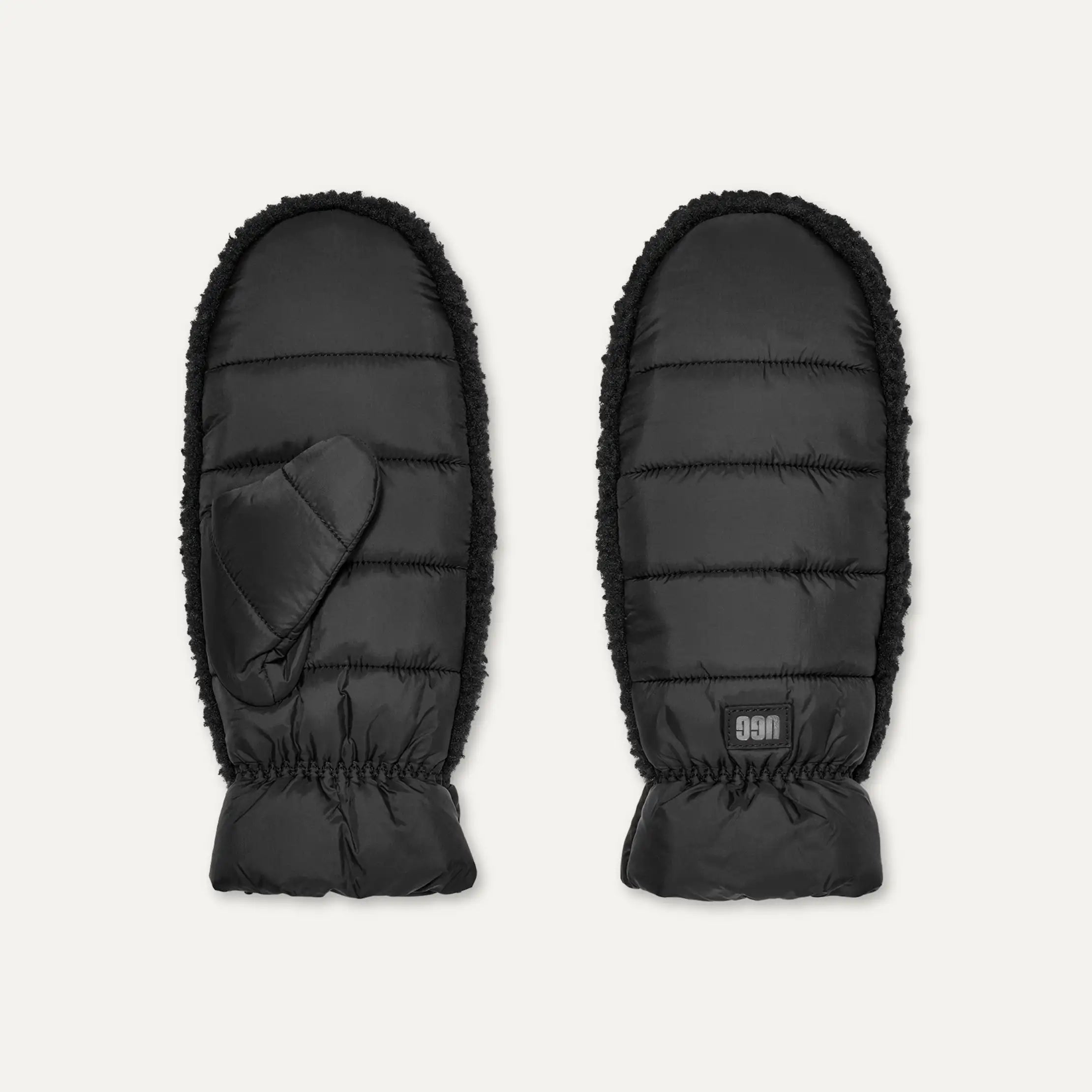 Ugg Aw Uggfluff Mitten Black