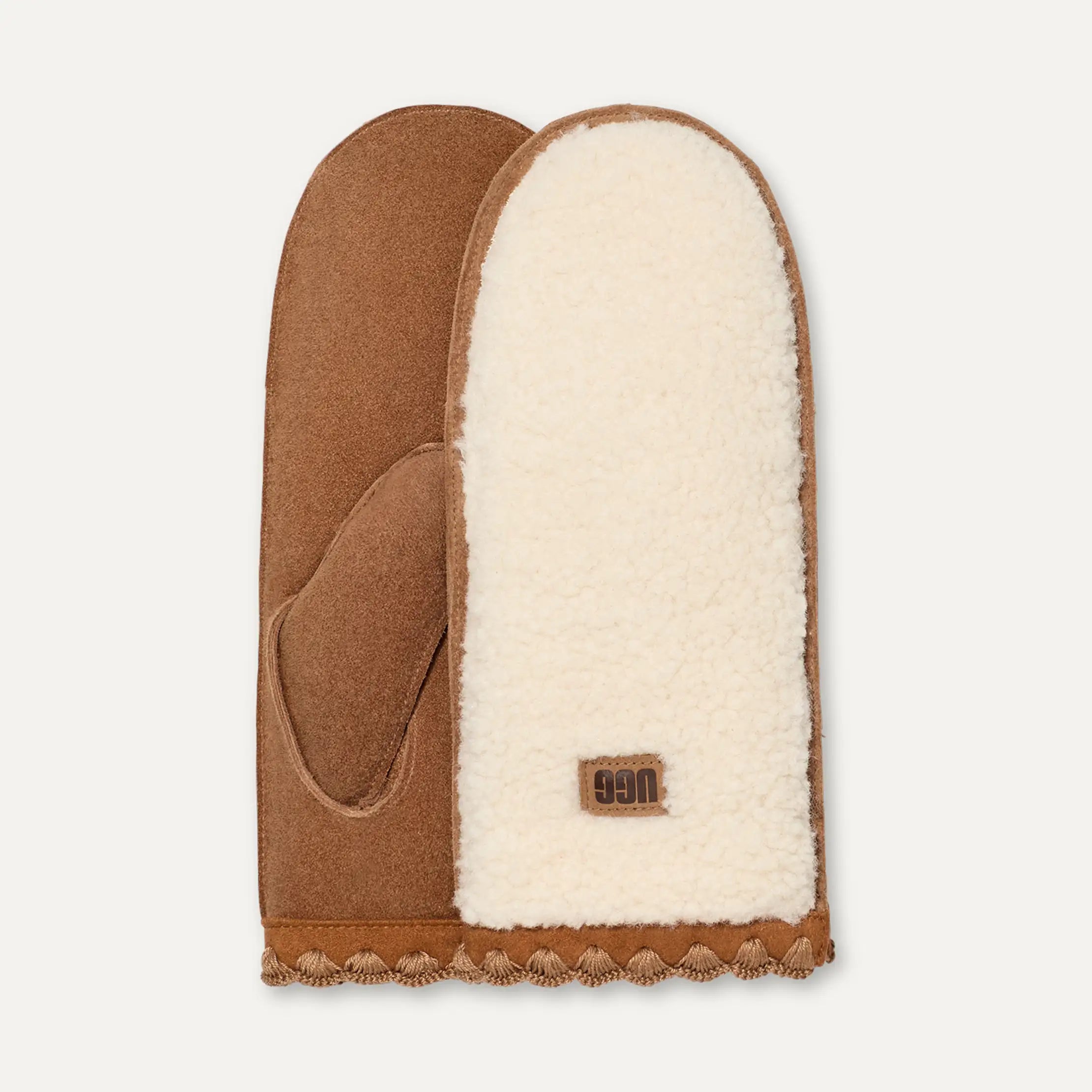 Ugg Uggfluff Scalloped Mitten Nimbus