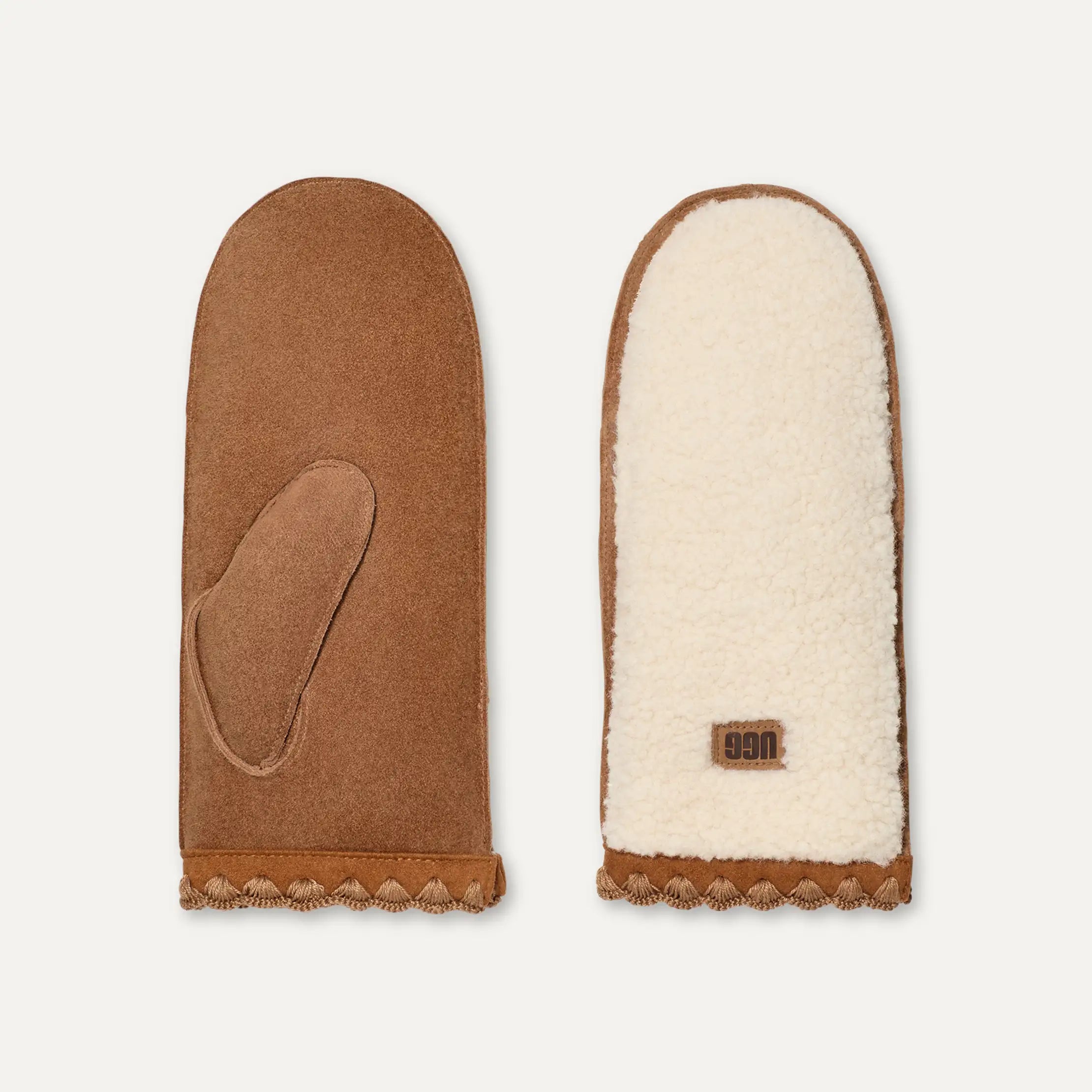 Ugg Uggfluff Scalloped Mitten Nimbus