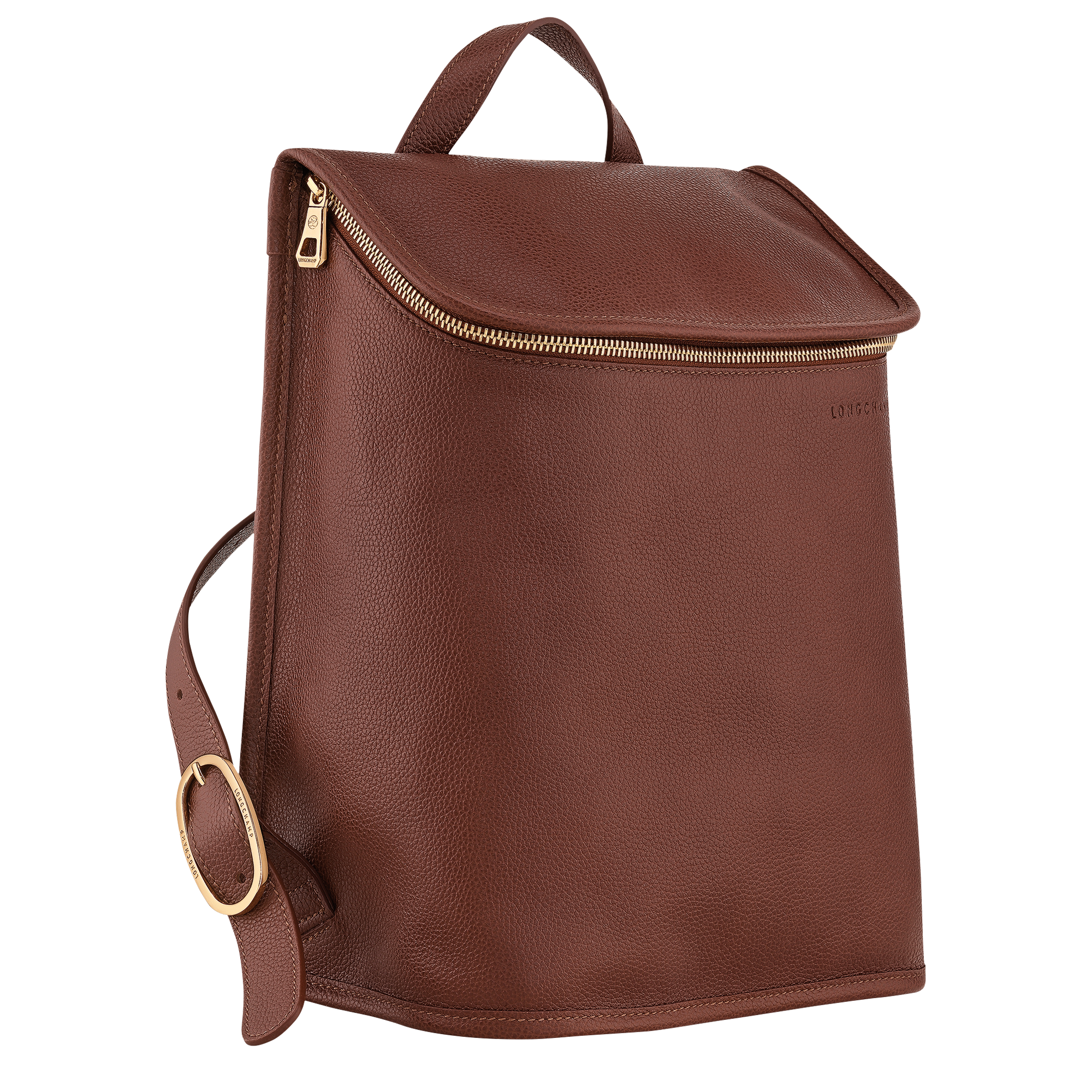 Longchamp Le Foulonné M Backpack Coffee