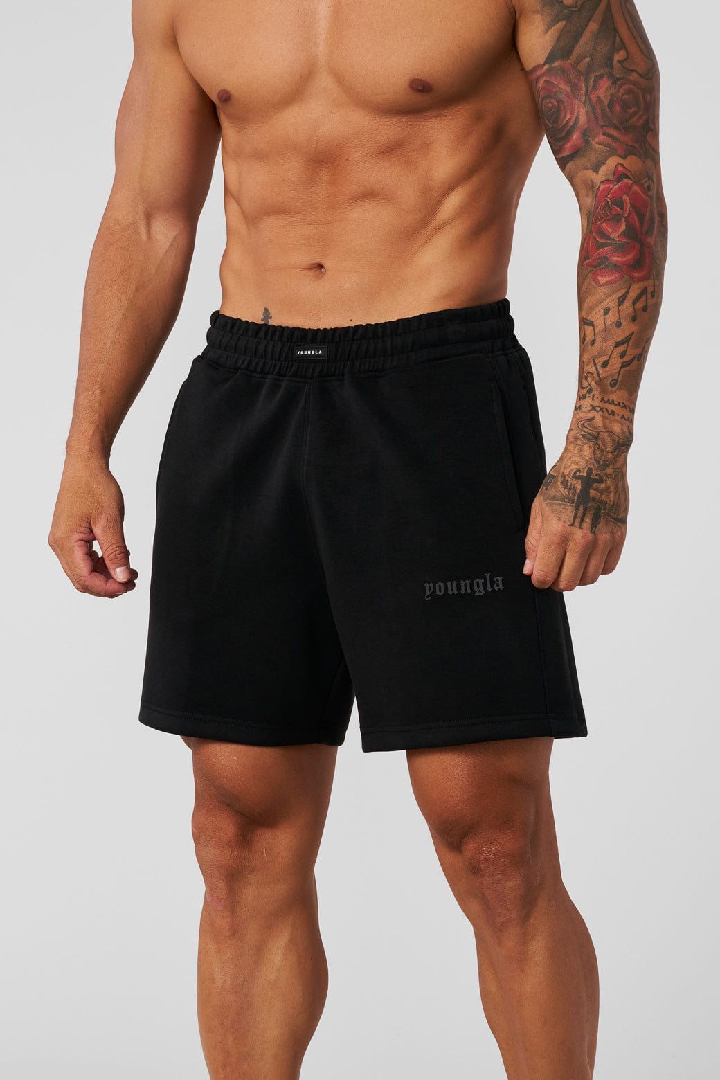 YoungLA 1024 - Soft AF Shorts Black