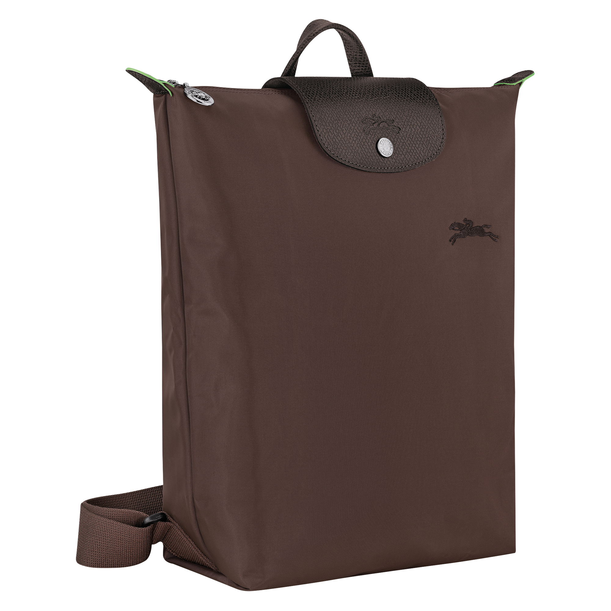 Longchamp Le Pliage Green M Backpack Mocha