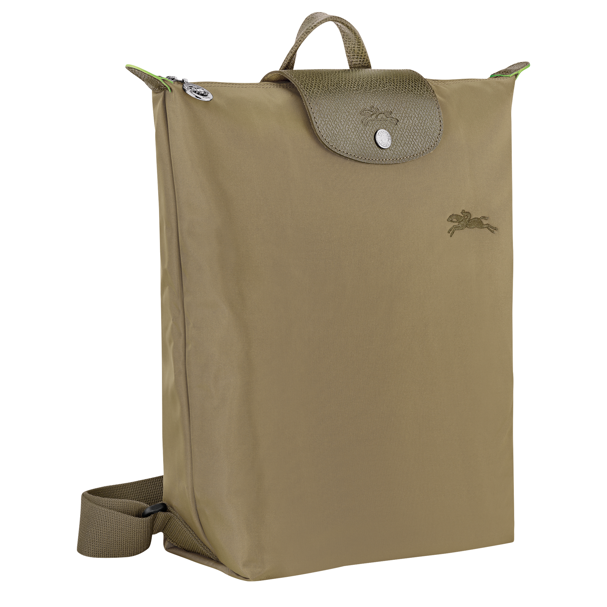 Longchamp Le Pliage Green M Backpack Artichoke