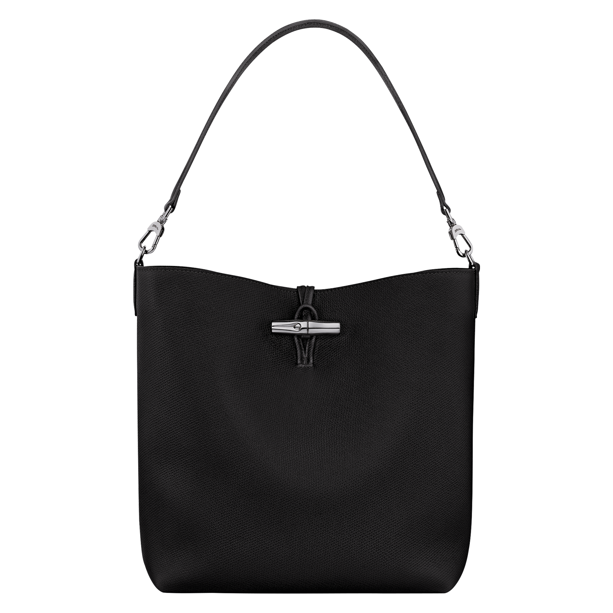 Longchamp Le Roseau M Hobo bag Black
