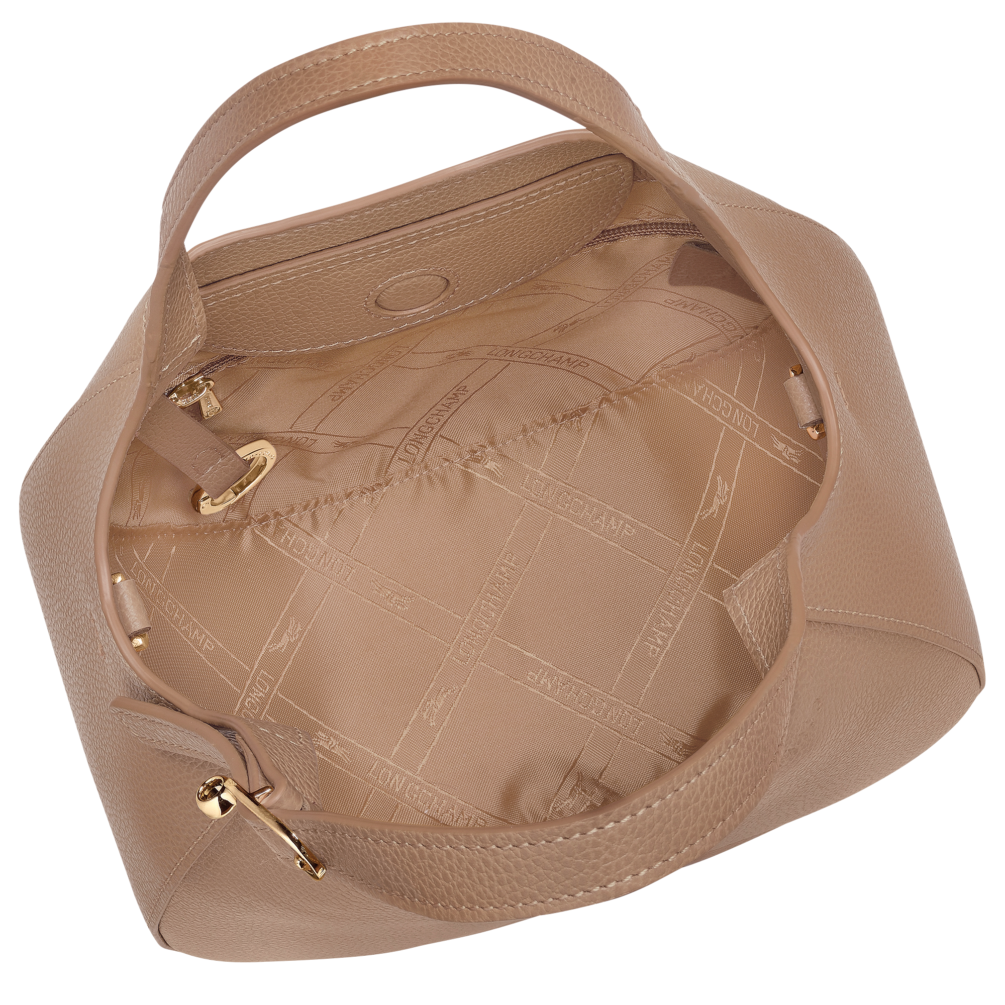 Longchamp Le Foulonné S Handbag Biscuit