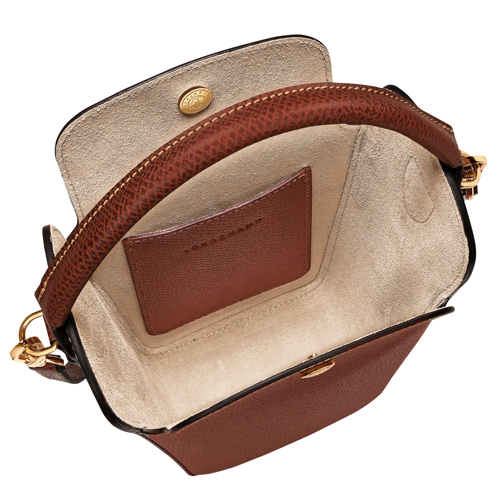 Longchamp Épure Pop corn bag Brown