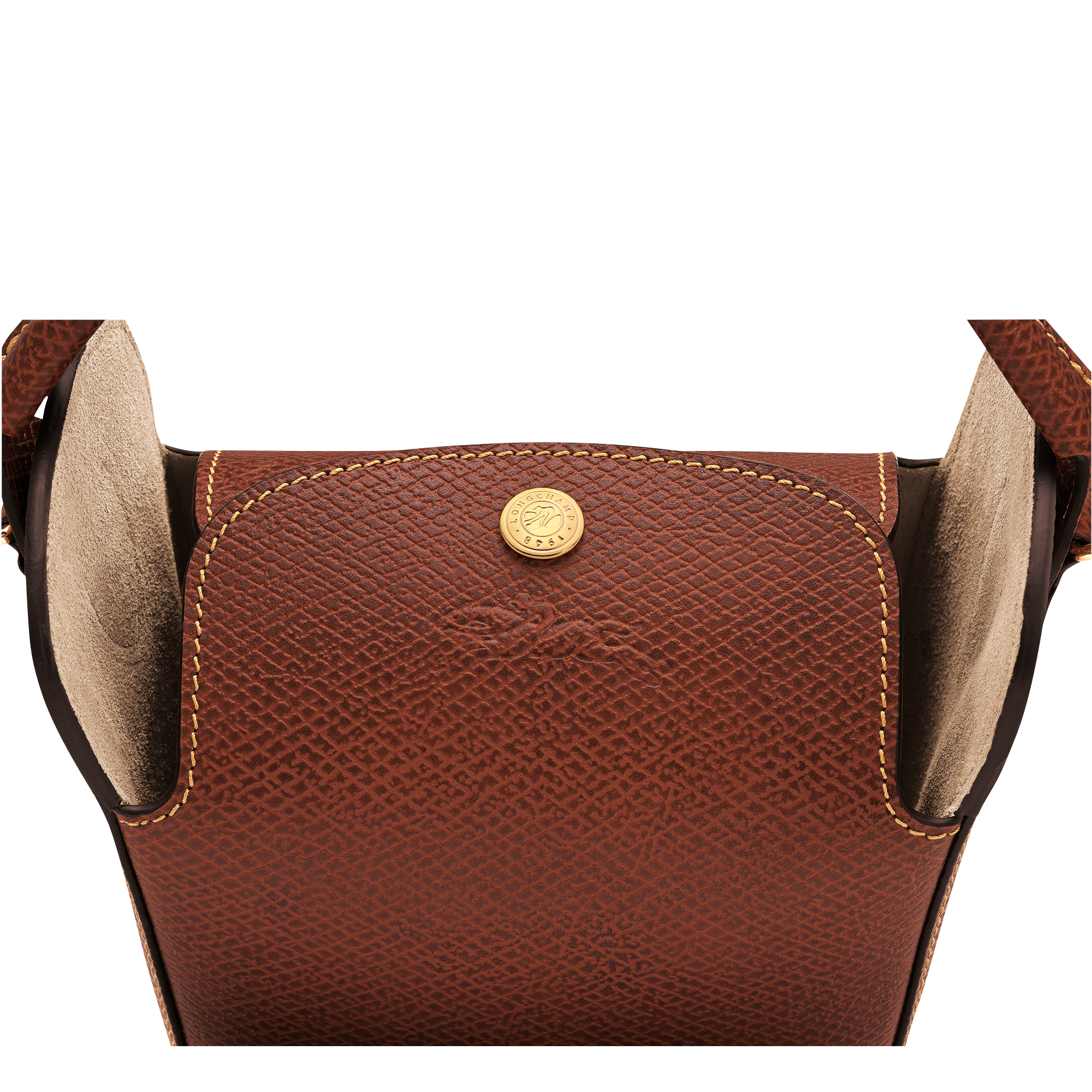 Longchamp Épure Pop corn bag Brown