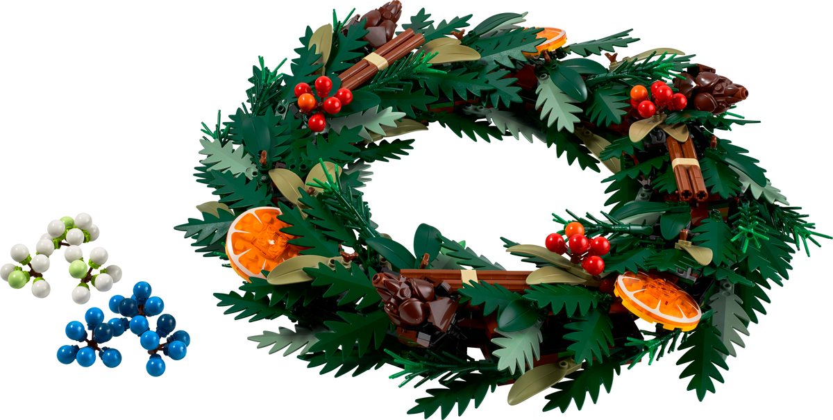 LEGO Wreath, front