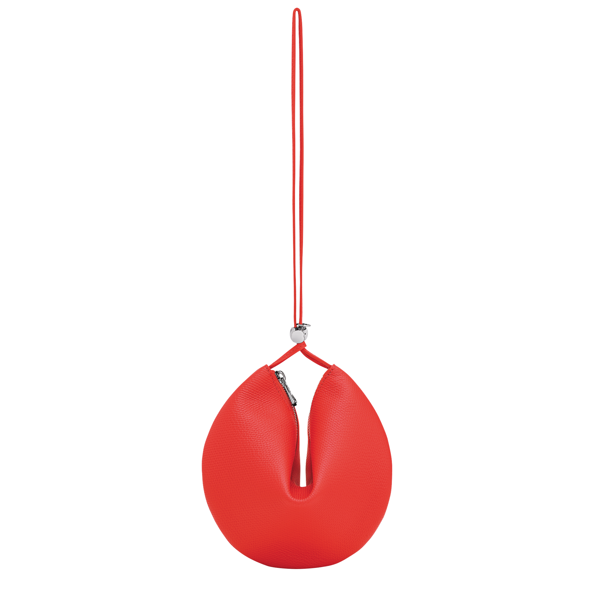 Longchamp Le Roseau Clutch Vermilion