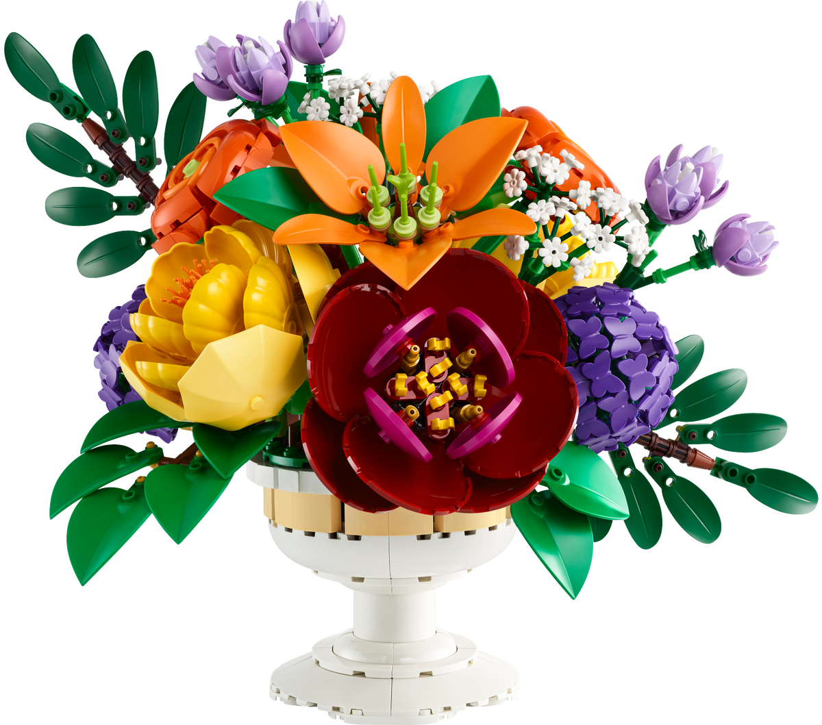 LEGO Flower Arrangement, side