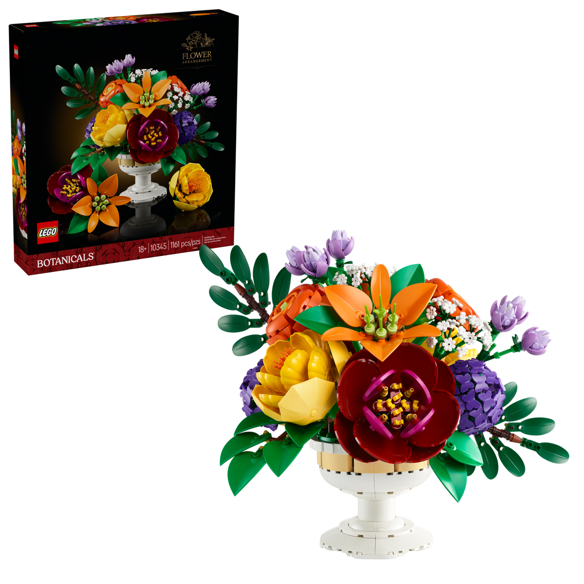 LEGO Flower Arrangement, front