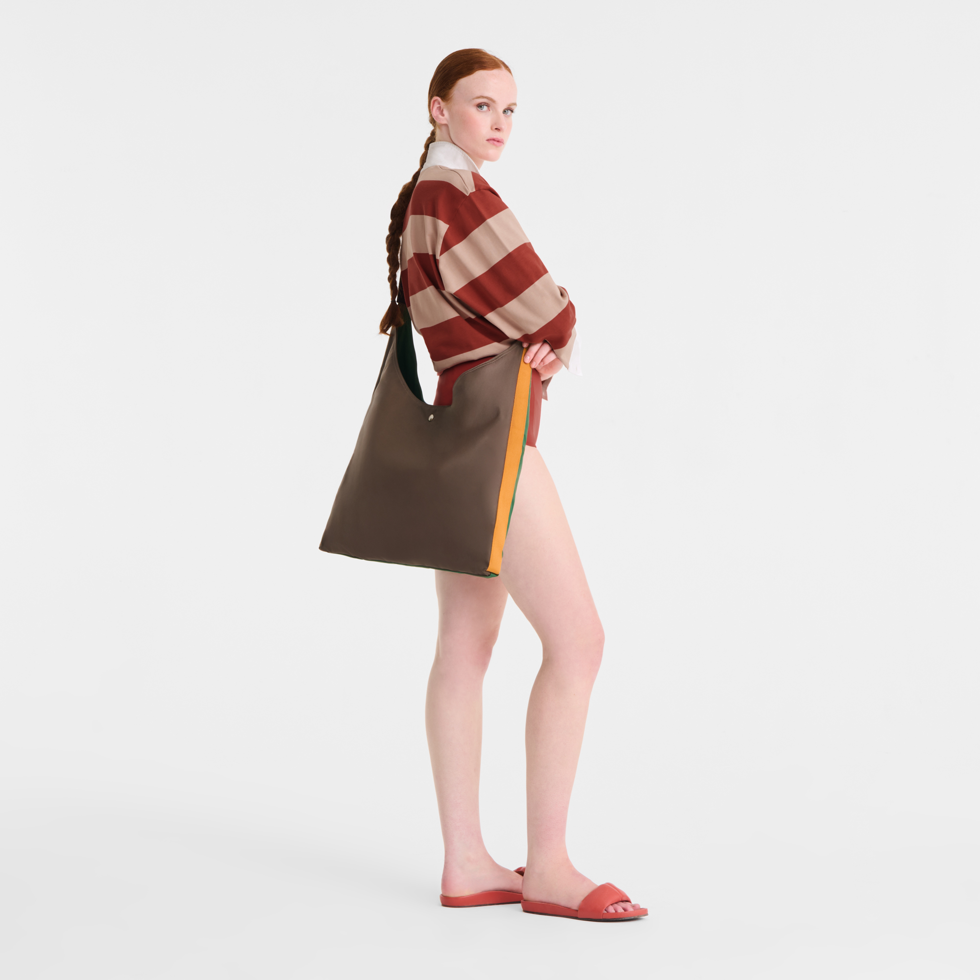 Longchamp Re-Play Shoulder bag British Green/Terra