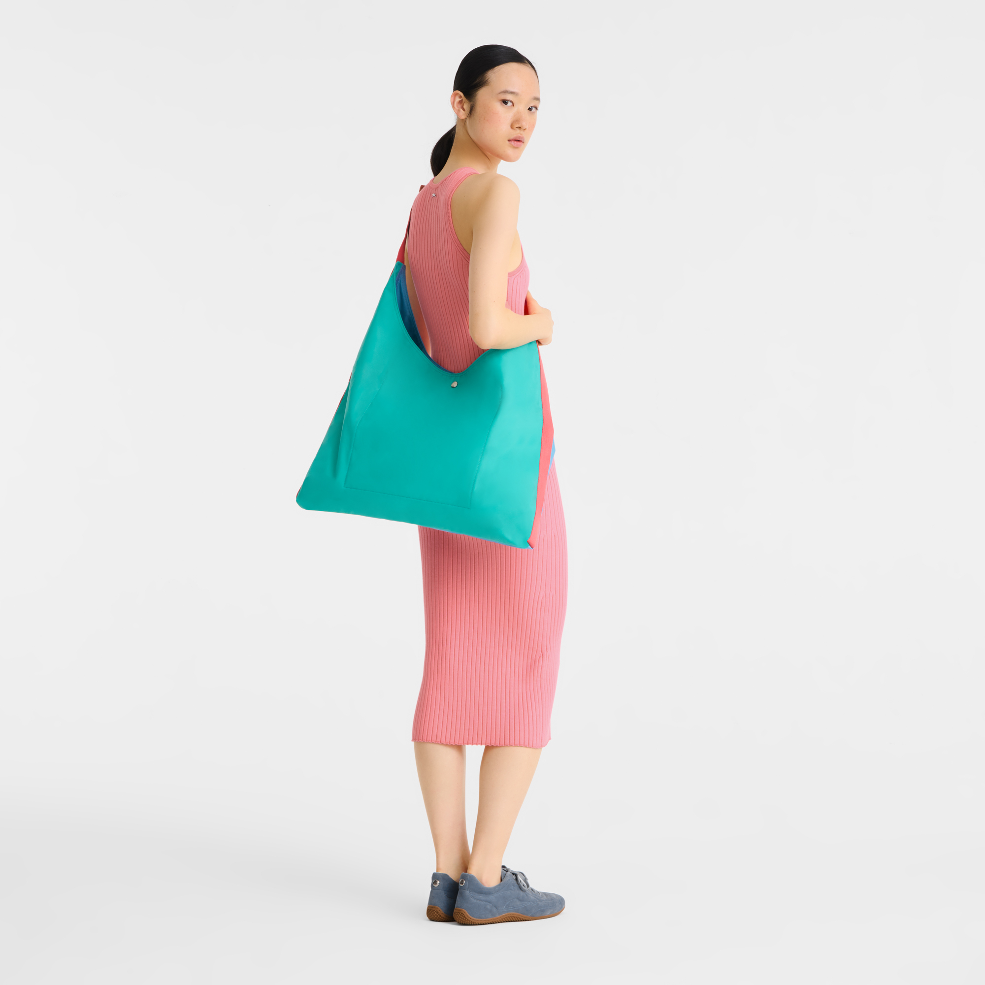 Longchamp Re-Play Shoulder bag Thunderstorm/Turquoise