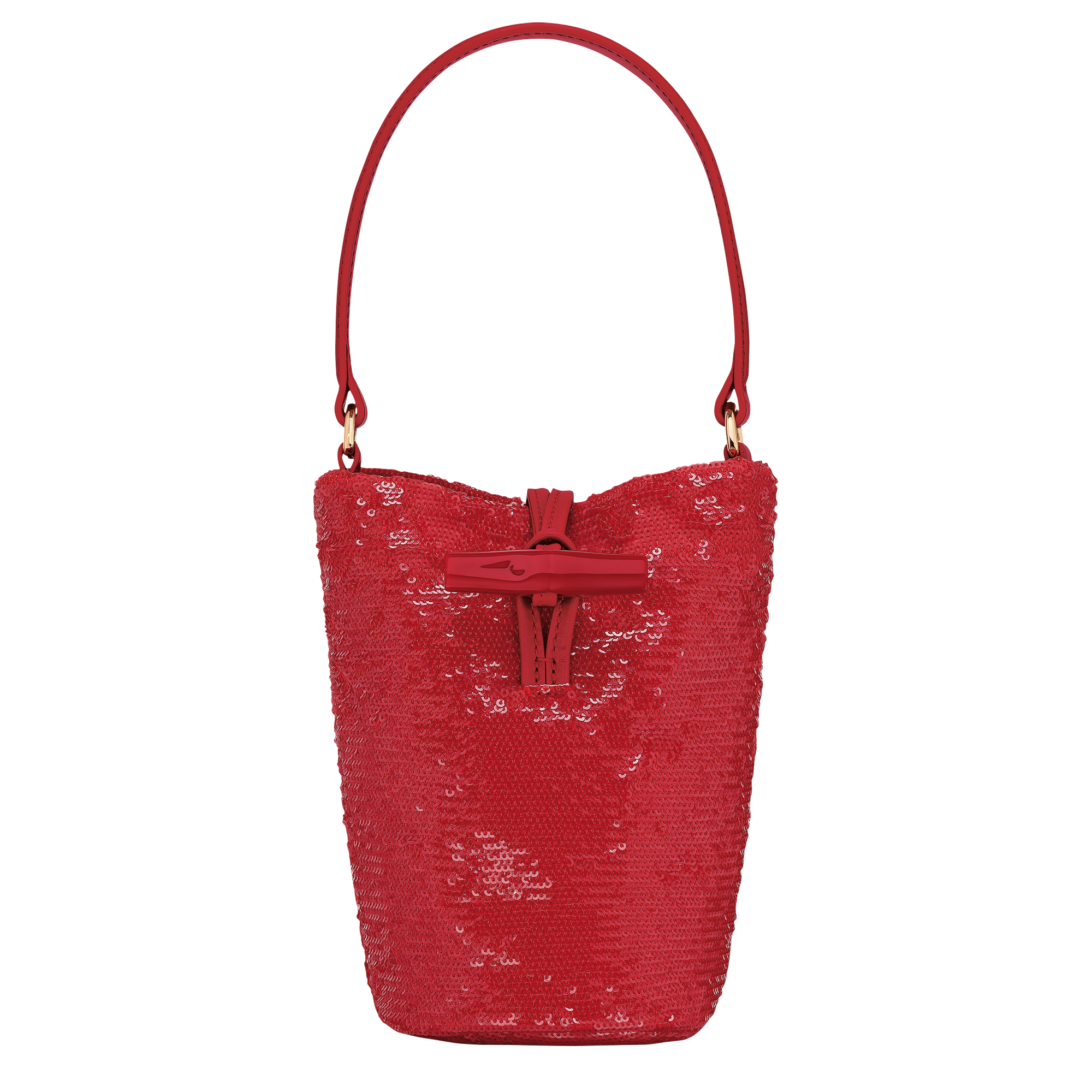 Longchamp Le Roseau Handbag Red