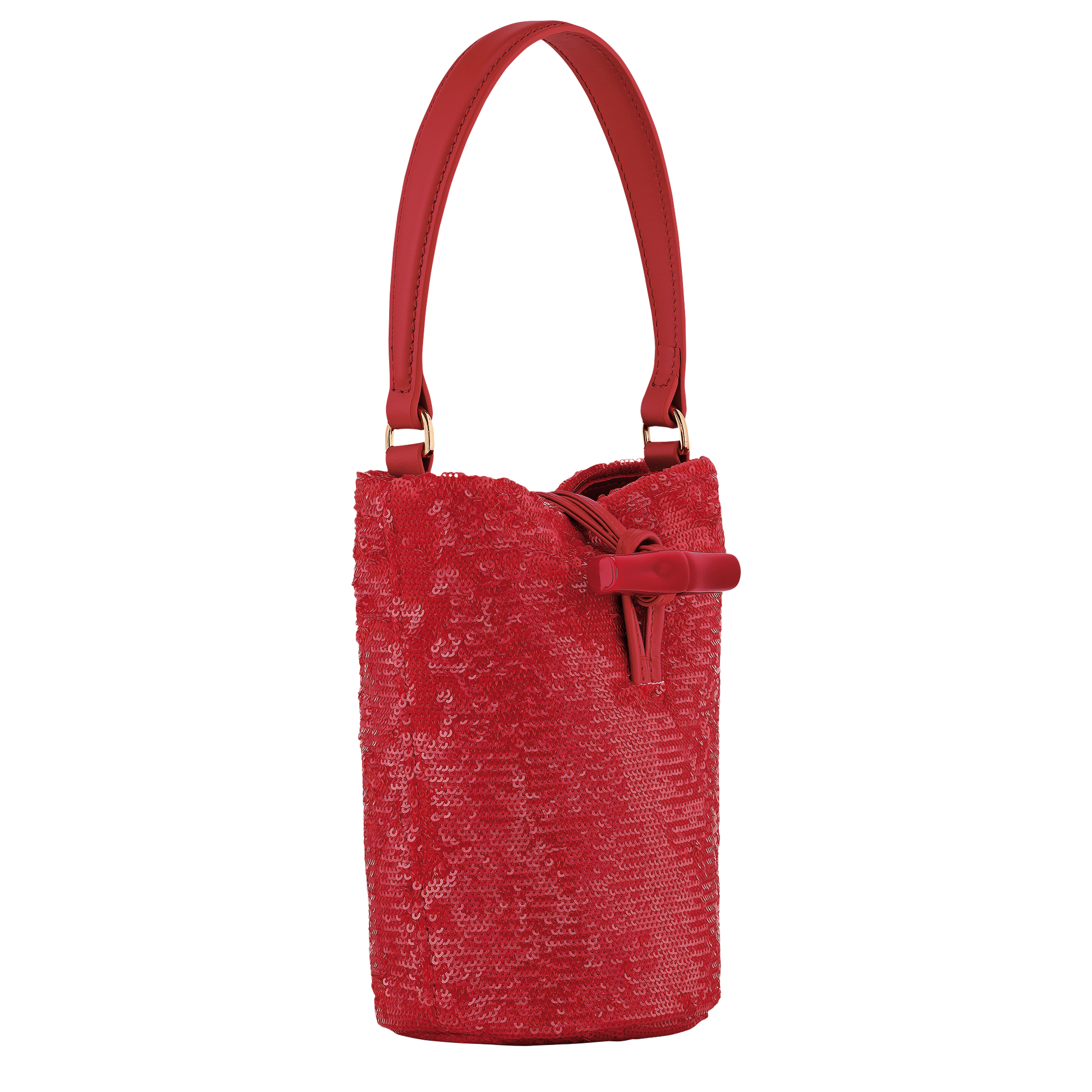Longchamp Le Roseau Handbag Red